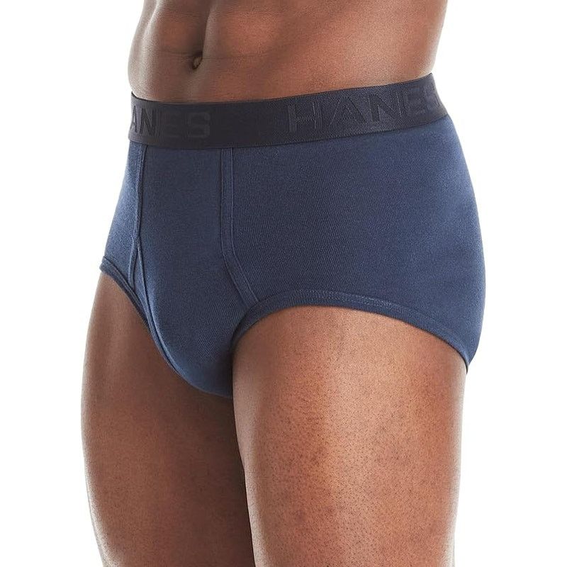 Hanes New 7-Pack Hanes Mens Large Ultimate Cotton Underwear Briefs Size US L / EU 52-54 / 3 - 4 Thumbnail
