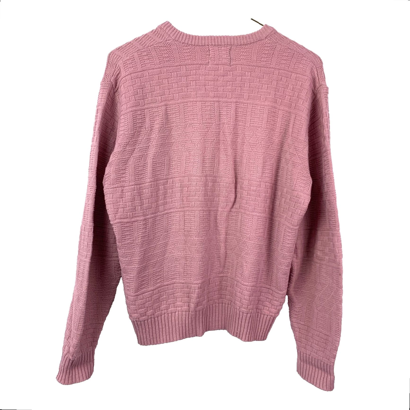 JCPenney VINTAGE JcPenney Classic Mens Shop V-Neck Sweater Purple Textured Large USA Shirt Mens Large Purple 1970s Grunge Size US L / EU 52-54 / 3 - 5 Thumbnail