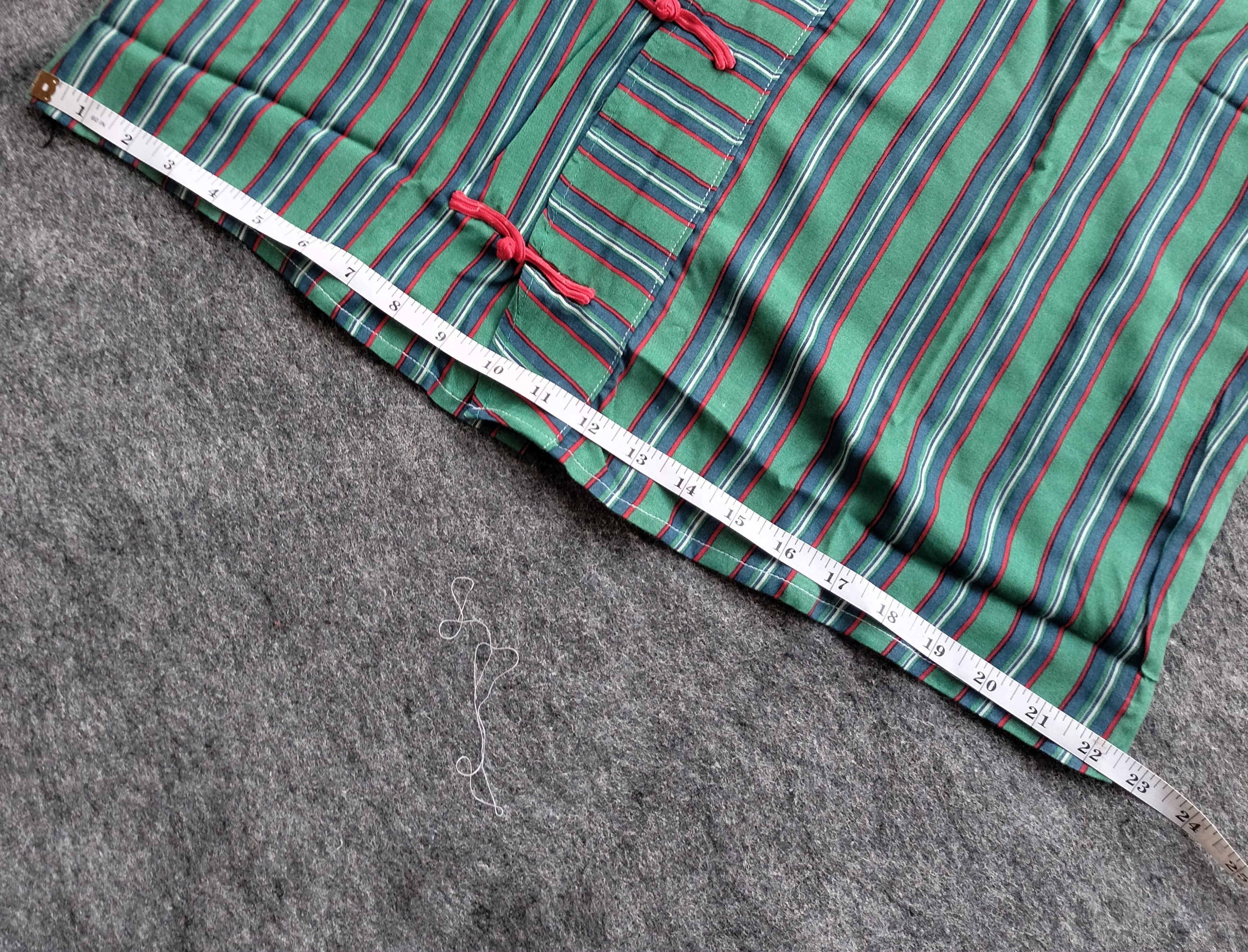H&M Rebuild H&M stripe cheongsam ss shirt Size US L / EU 52-54 / 3 - 13 Thumbnail