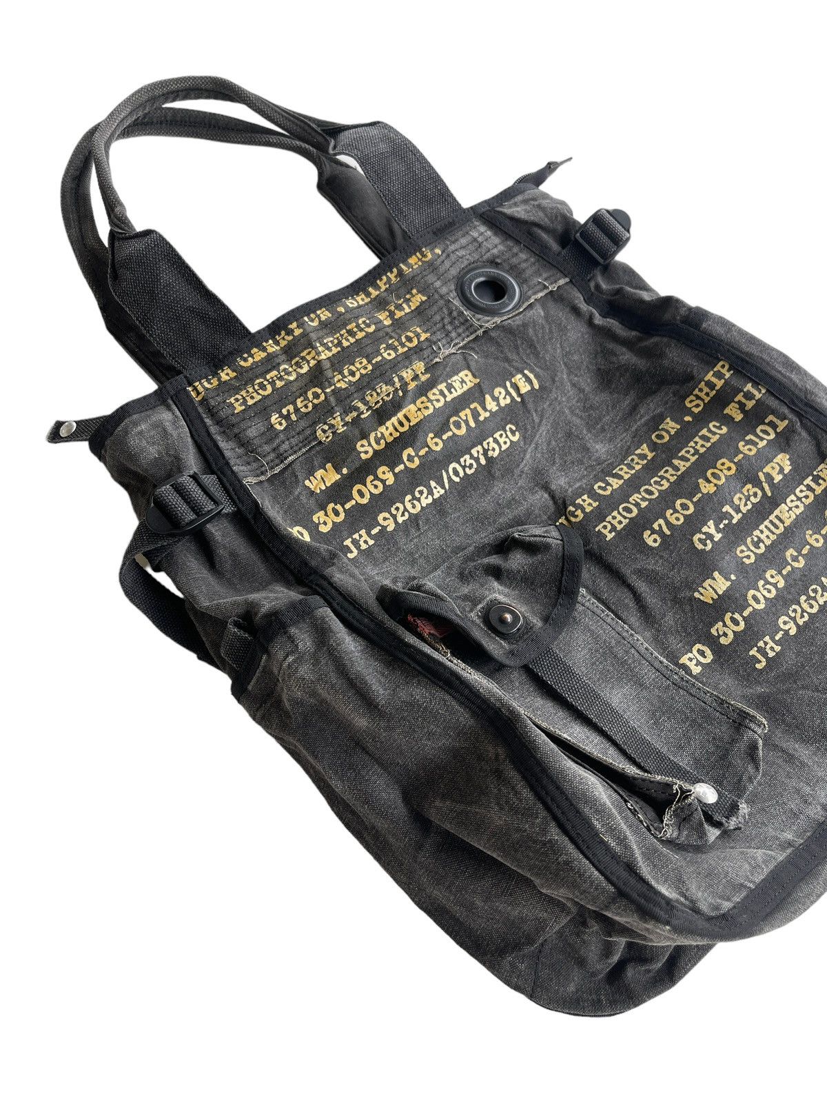 Japanese Brand Vintage Tough Jeansmith Military Tote Bag Size ONE SIZE - 4 Thumbnail