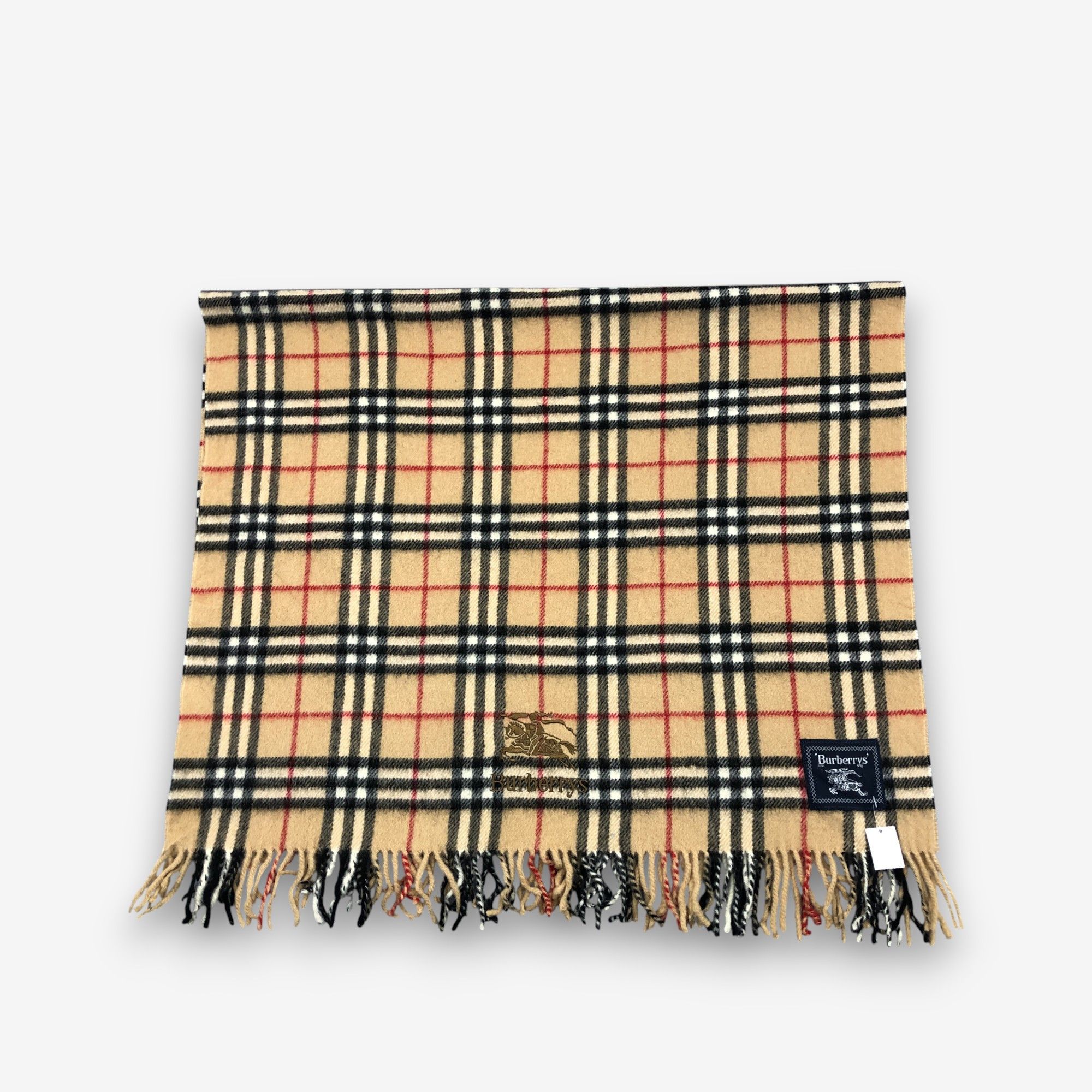 Burberry Vintage Burberry Scarf Muffler Wool Shawls Wraps Scarves Size ONE SIZE - 3 Thumbnail