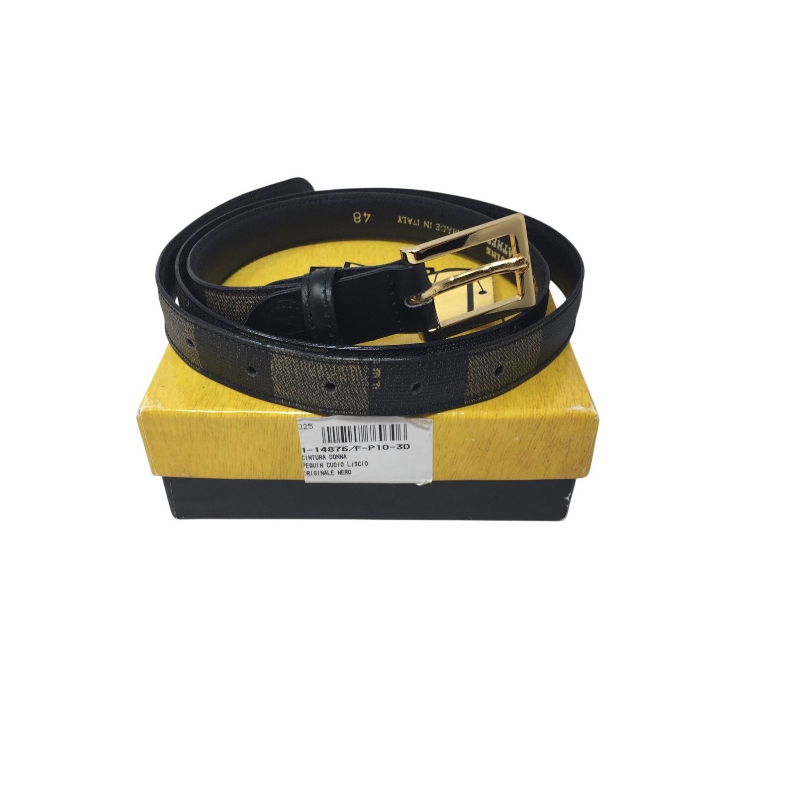 Fendi Fendi Vintage Penguin Stripe Belt in Box with Tag Size 38 - 14 Thumbnail