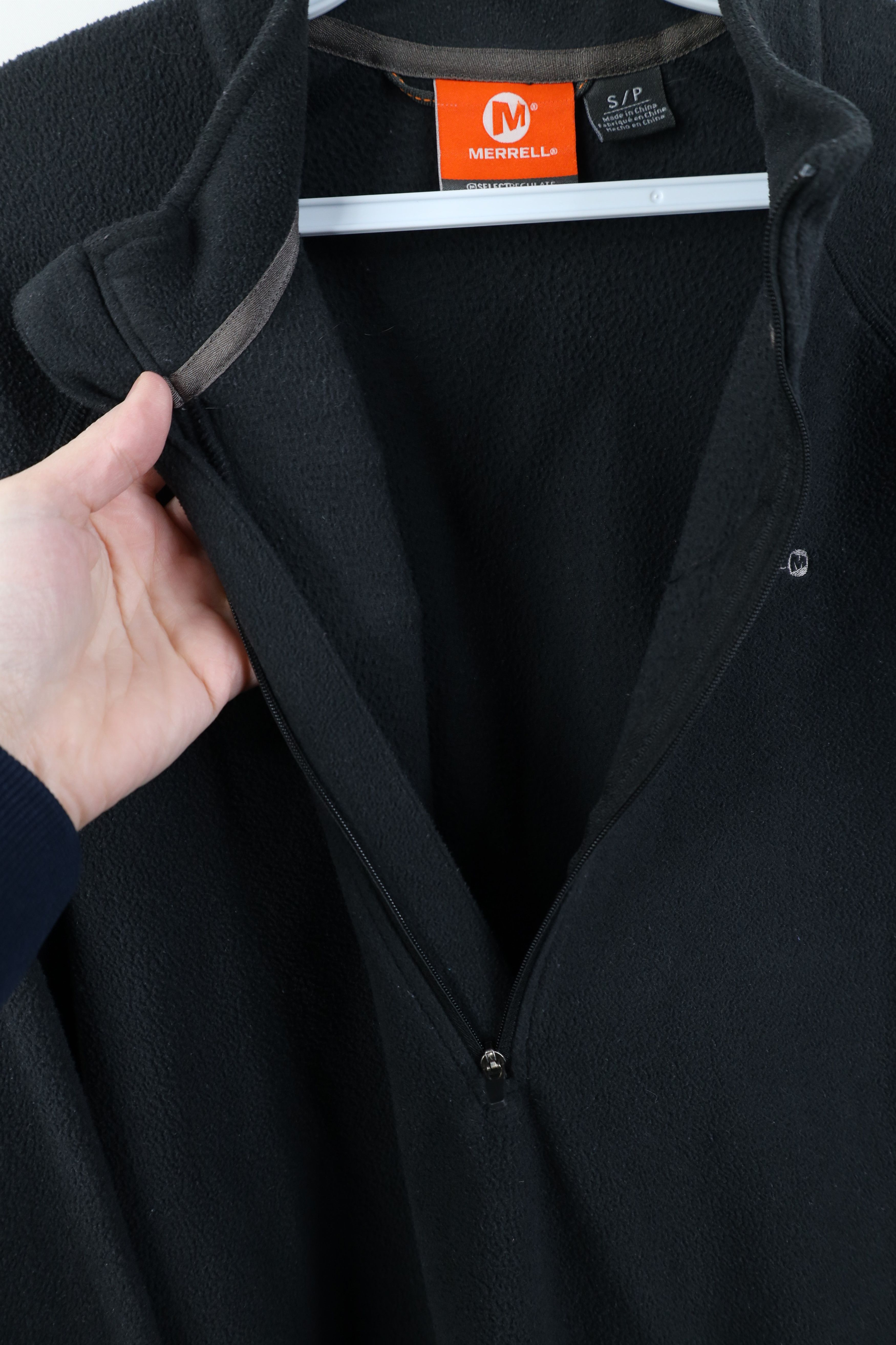 Merrell Merrell Spell Lightweight Fleece 1/4 Half Zip Sweater Black Size US S / EU 44-46 / 1 - 7 Thumbnail