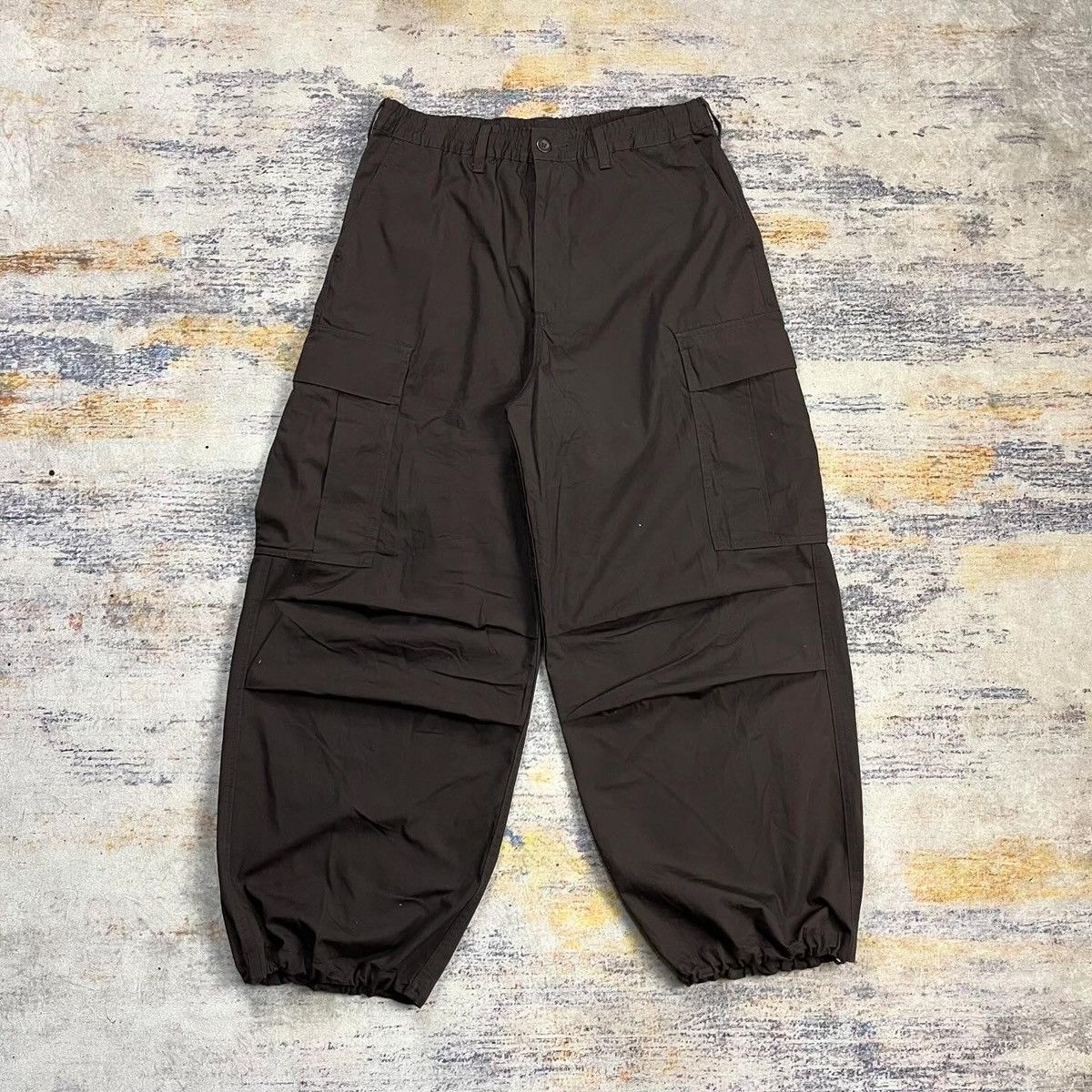 【BAON】23FW★ [BAONHAUS] Pintuck Pigment Cargo Balloon Pt Balloon Pants – Shop Kish