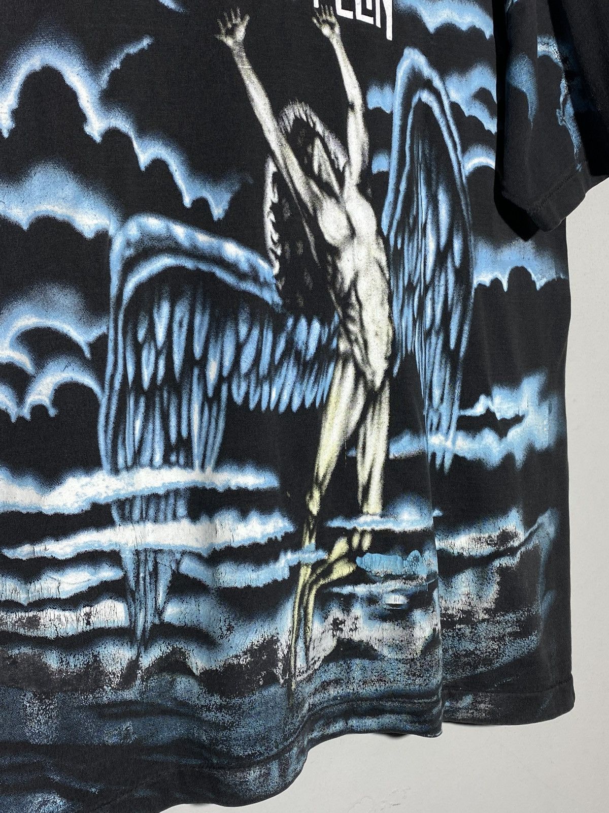Led Zeppelin Led Zeppelin AOP All Over Print Icarus Vintage 90s T-shirt Size US M / EU 48-50 / 2 - 11 Thumbnail