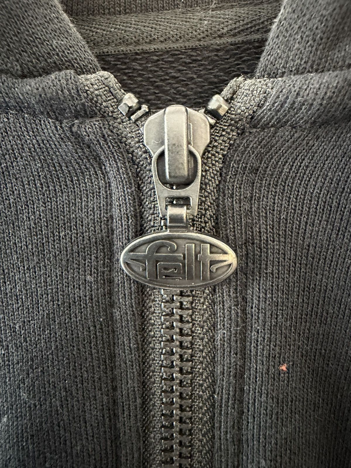 FELT FELT “Contrast Stitched” Black Zipper Hoodie Size US M / EU 48-50 / 2 - 3 Thumbnail