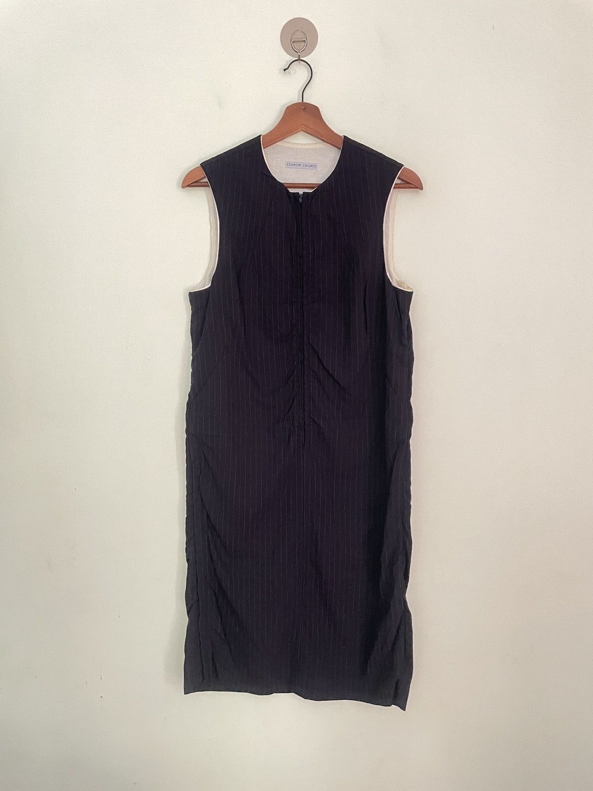 Tsumori Chisato Tsumori Chisato Pin Striped Midi Dress Size M / US 6-8 / IT 42-44 - 1 Thumbnail