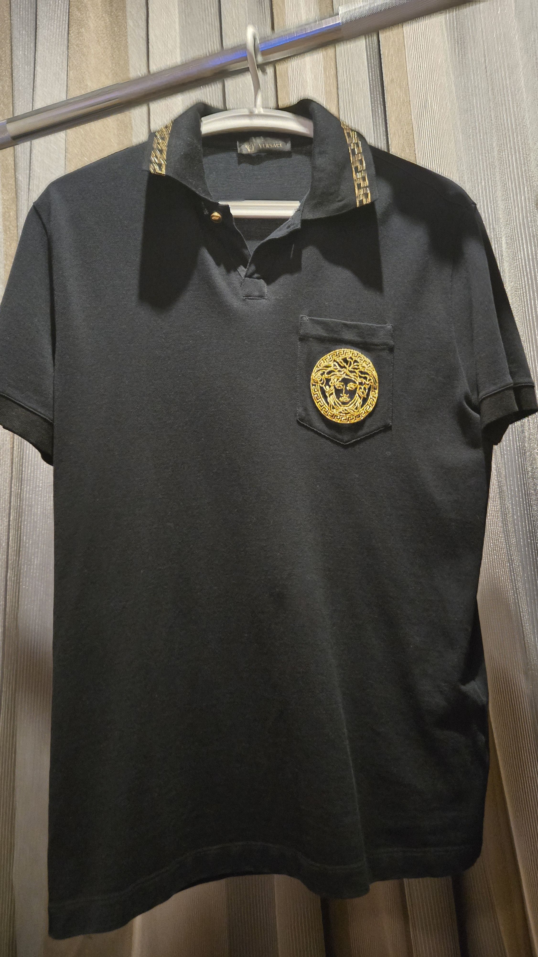 Versace Versace Black and Gold Polo Size US XS / EU 42 / 0 - 8 Thumbnail
