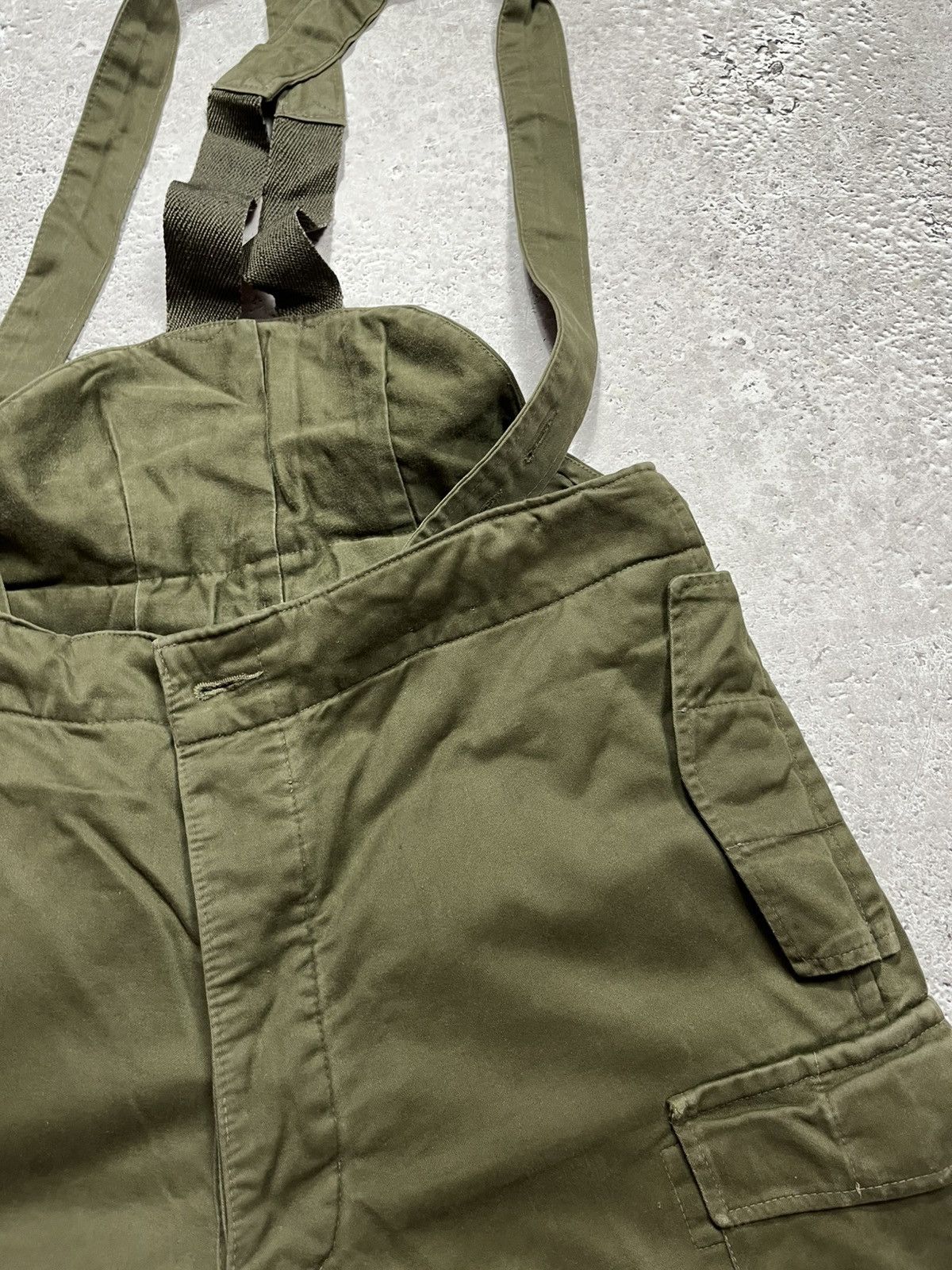 Other Vintage Austrian Army Field Overalls Olive Green Cargo Pants Size US 36 / EU 52 - 9 Thumbnail