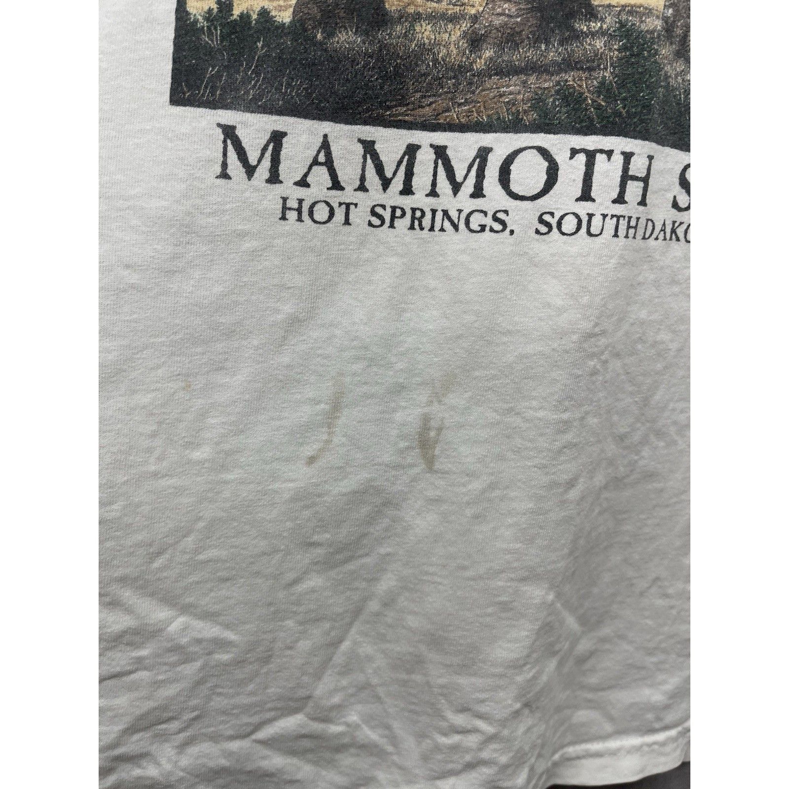 Other Mammoth Site Hot Springs South Dakota Vintage T-Shirt Men XL Size US XL / EU 56 / 4 - 7 Thumbnail