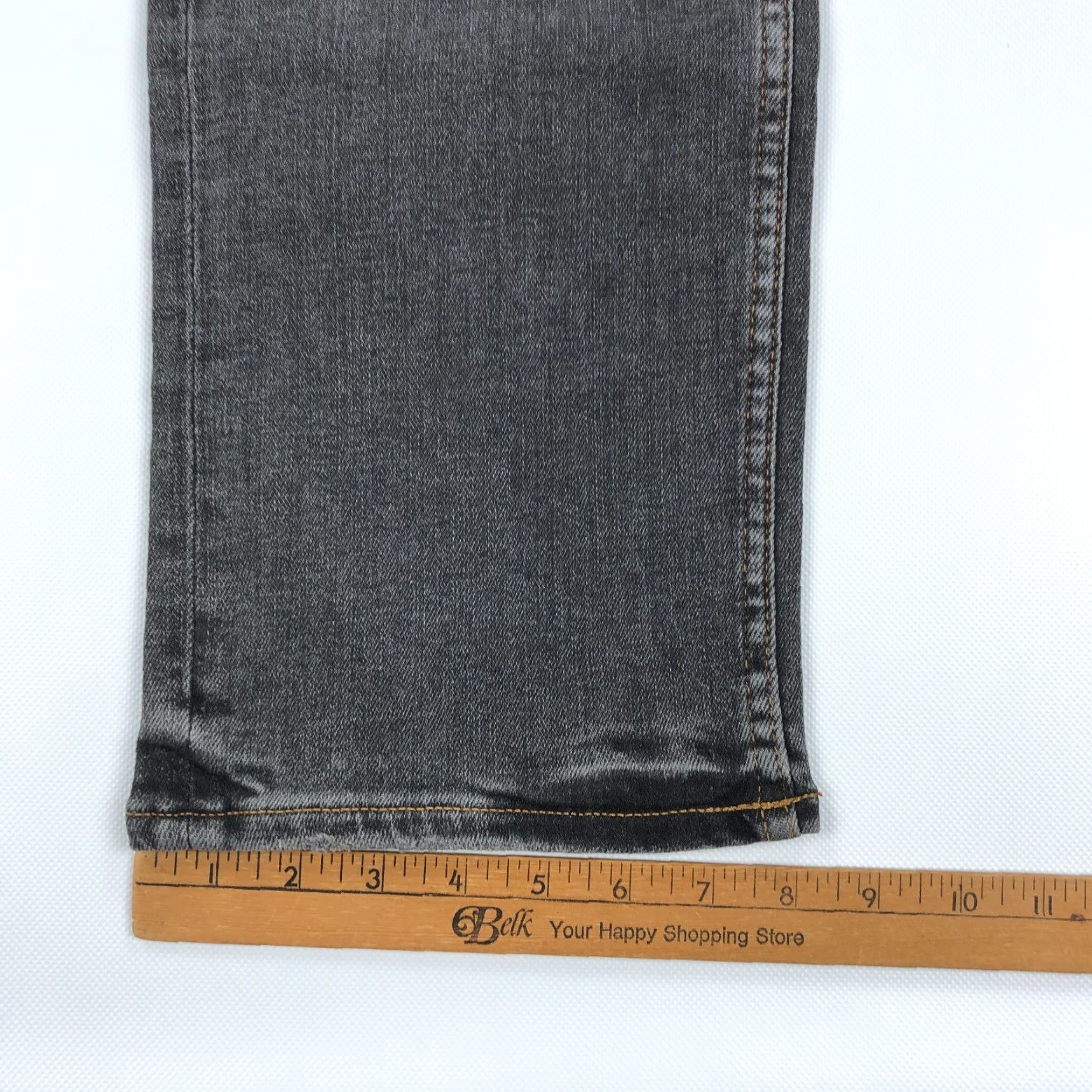 Guess GUESS Jeans Mens 38x32 Davis Slim Straight Black Denim Pants Distressed Jeans 5-Pocket Design Straight Mens Regular Size 38 Black Denim Size US 38 / EU 54 - 3 Thumbnail
