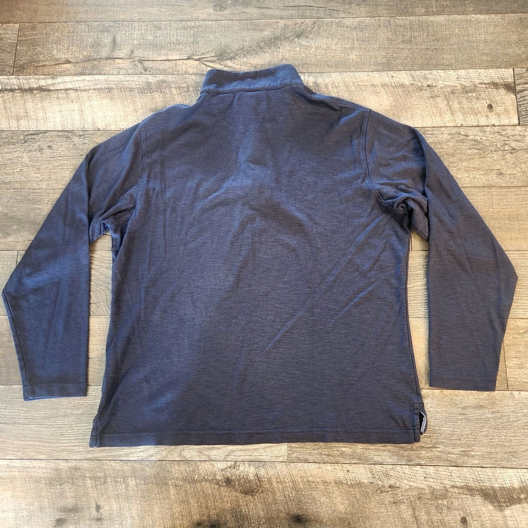 CO Fish Hippie 1/4 Zip Pullover Mens XL Navy Blue Embroidered Logo Pullover Shirt Size US XL / EU 56 / 4 - 6 Thumbnail