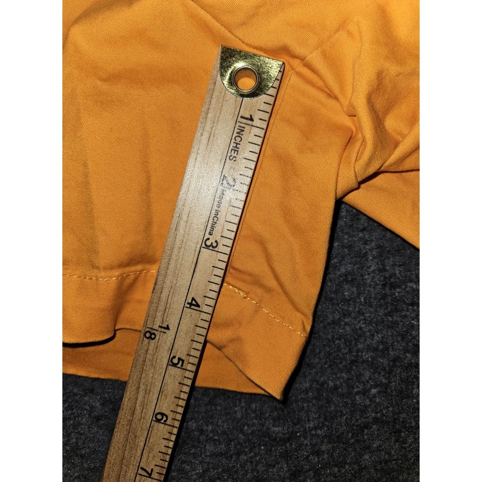 Tommy Hilfiger Tommy Hilfiger Chino Shorts Womens 14 Yellow 5 Inch Classic Stretch Twill Size 36" / US 14 / IT 50 - 6 Thumbnail