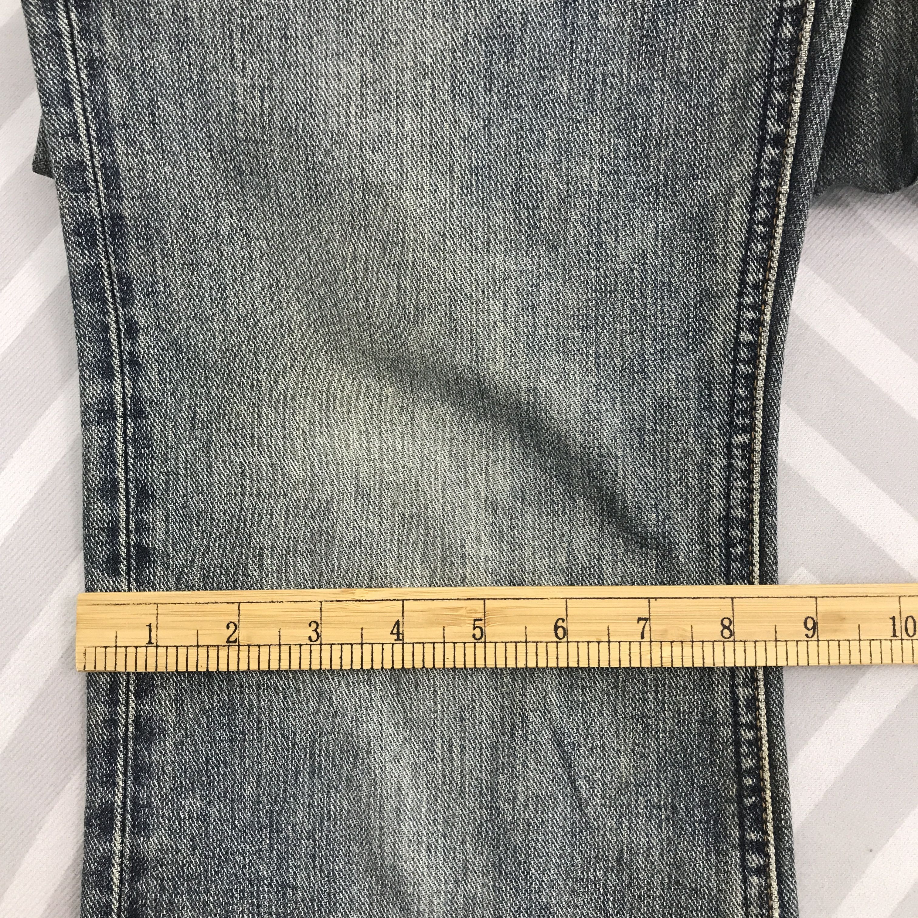 Japanese Brand × Lee × Vintage Flare Japan Denim Lee Distressed Bootcut Pants Size US 32 / EU 48 - 10 Thumbnail