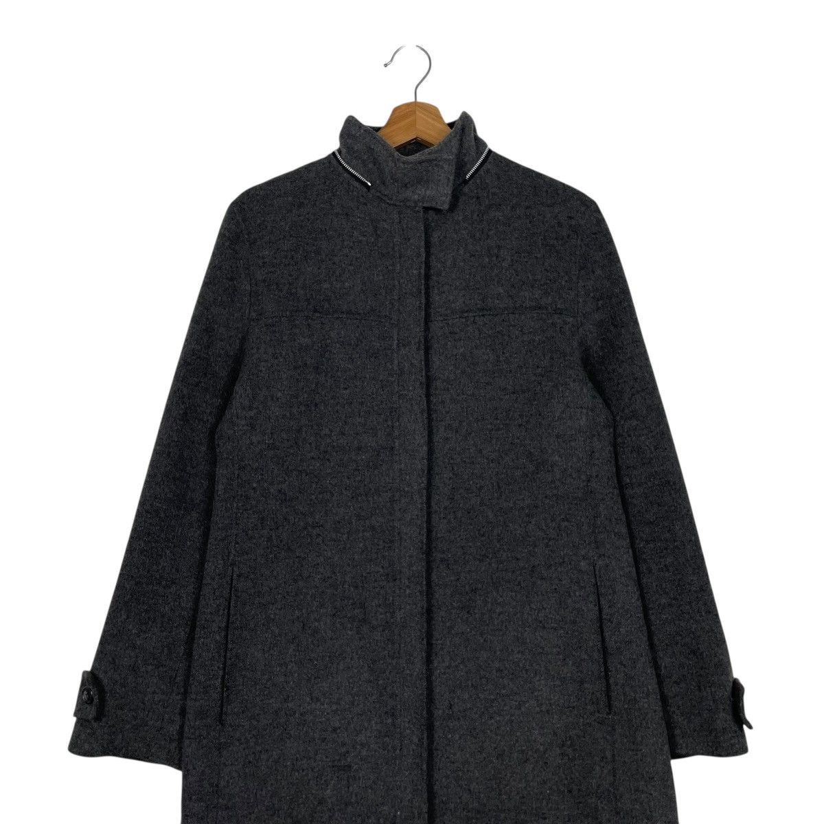 Japanese Brand KT Kiyoko Takase Zipper Coat Size M / US 6-8 / IT 42-44 - 3 Thumbnail