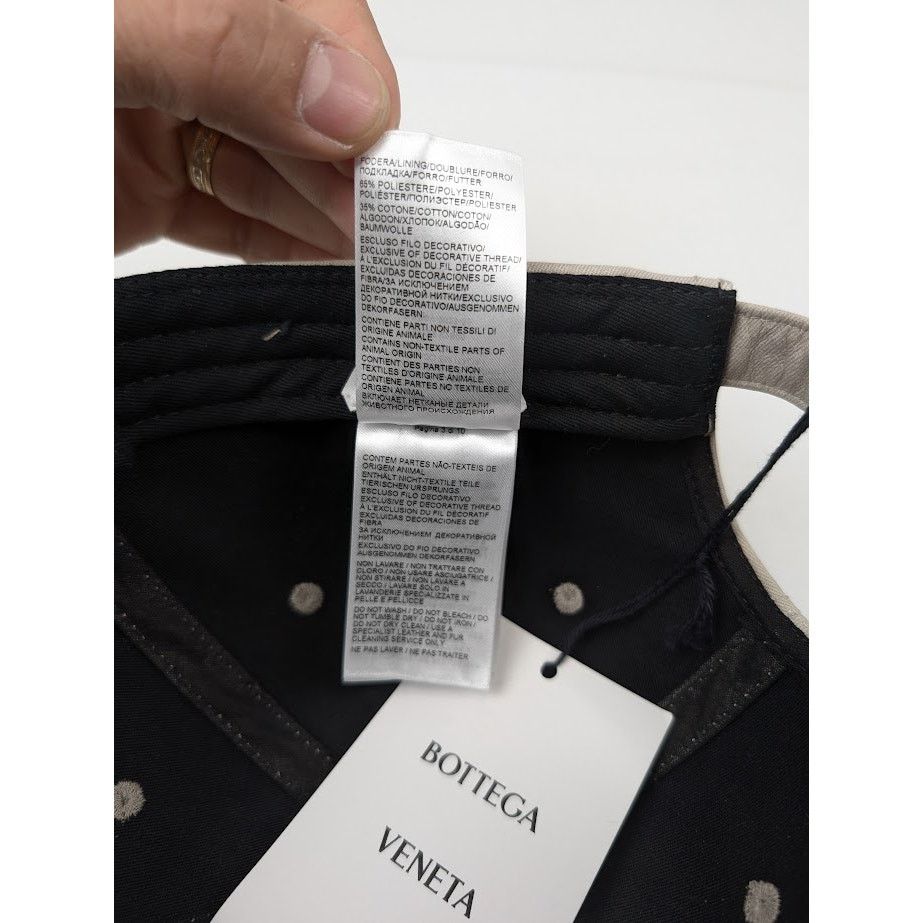 Bottega Veneta o1rshd1 Size: M / Chino Printed Nubuck Cap / Hat Light Beige Size ONE SIZE - 16 Thumbnail