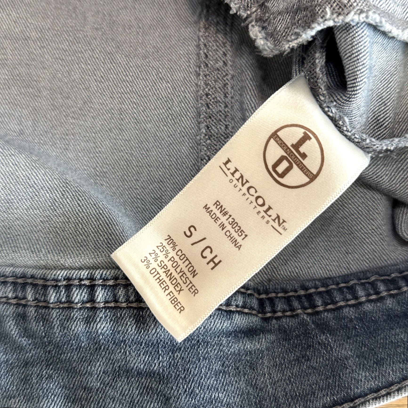 Denime VINTAGE Lincoln Outfitters Jean Jacket Womens S/CH Blue Denim 90s Casual Womens Size 28" / US 6 / IT 42 - 3 Thumbnail