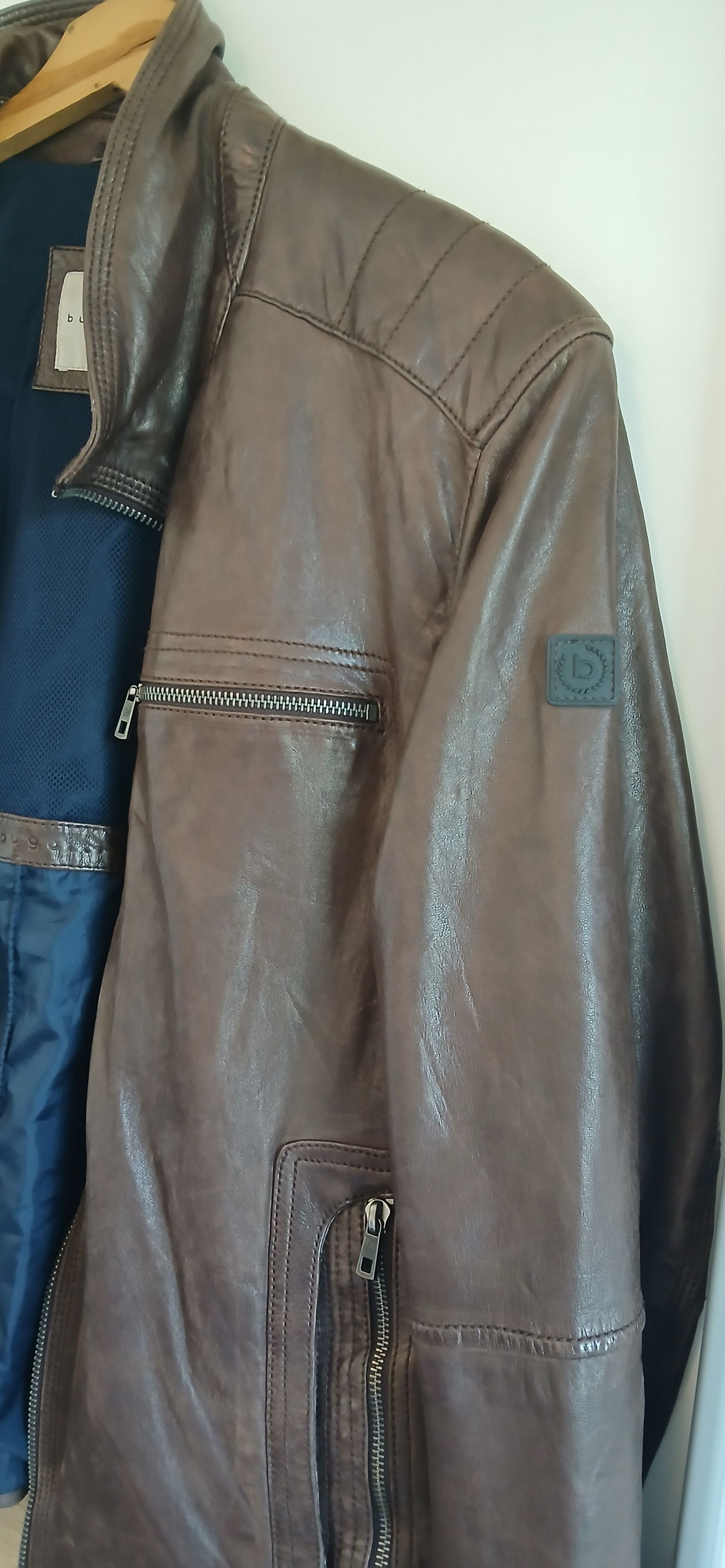 Bugatti Bugatti leather jacket light brown Size US M / EU 48-50 / 2 - 4 Thumbnail