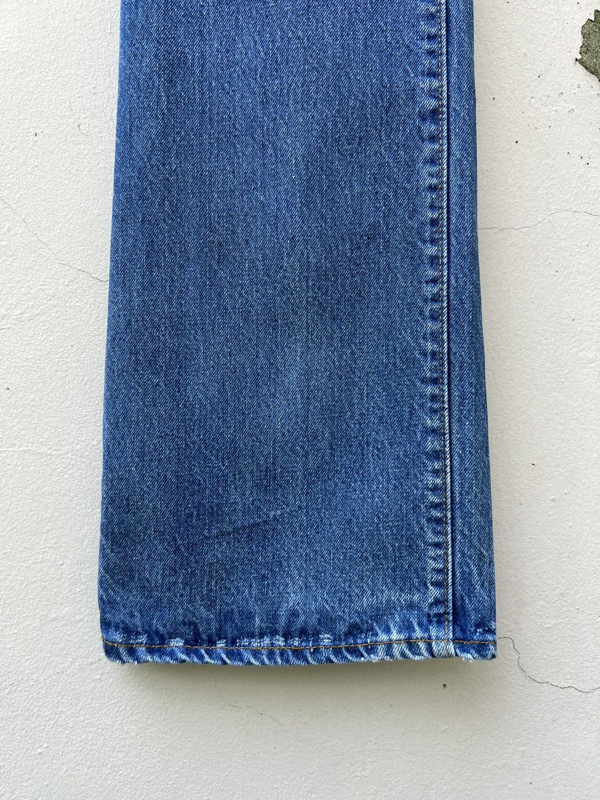 Levi's VTG 70s Levi’s 517 42 Talon Faded Blue Denim Bootcut Jeans Size US 31 - 10 Thumbnail