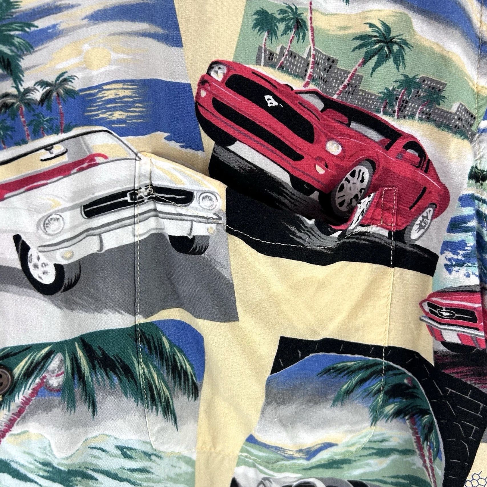 Reyn Spooner VINTAGE Reyn Spooner Shirt Mens XL Diamond Head Ford Mustang Rayon Short Sleeve Tropical Size US XL / EU 56 / 4 - 7 Thumbnail