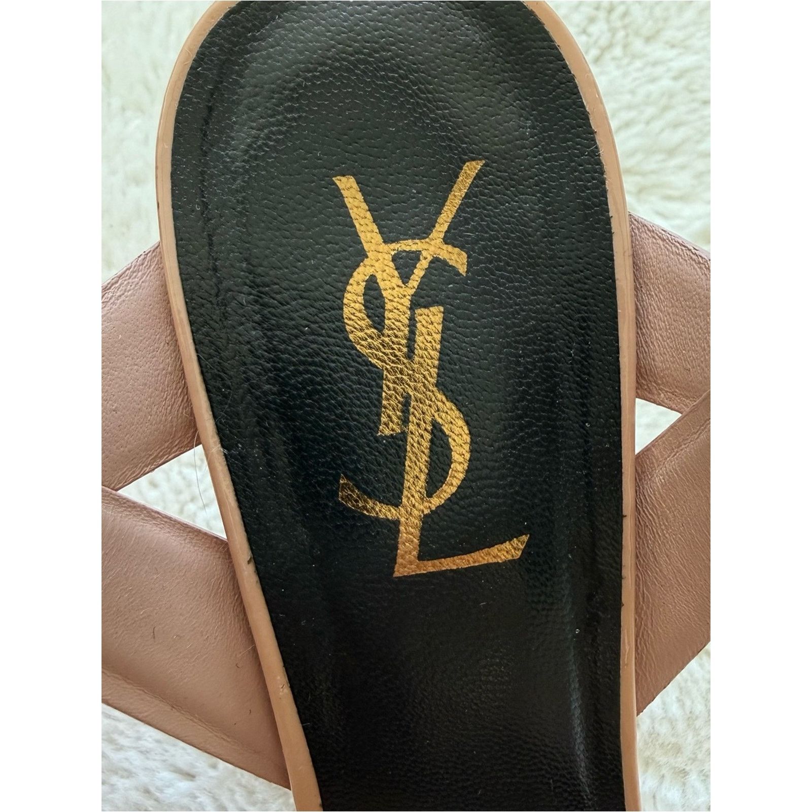 Yves Saint Laurent Yves Saint Laurent tribute nude sandals size 38EU Size US 8 / IT 38 - 7 Thumbnail