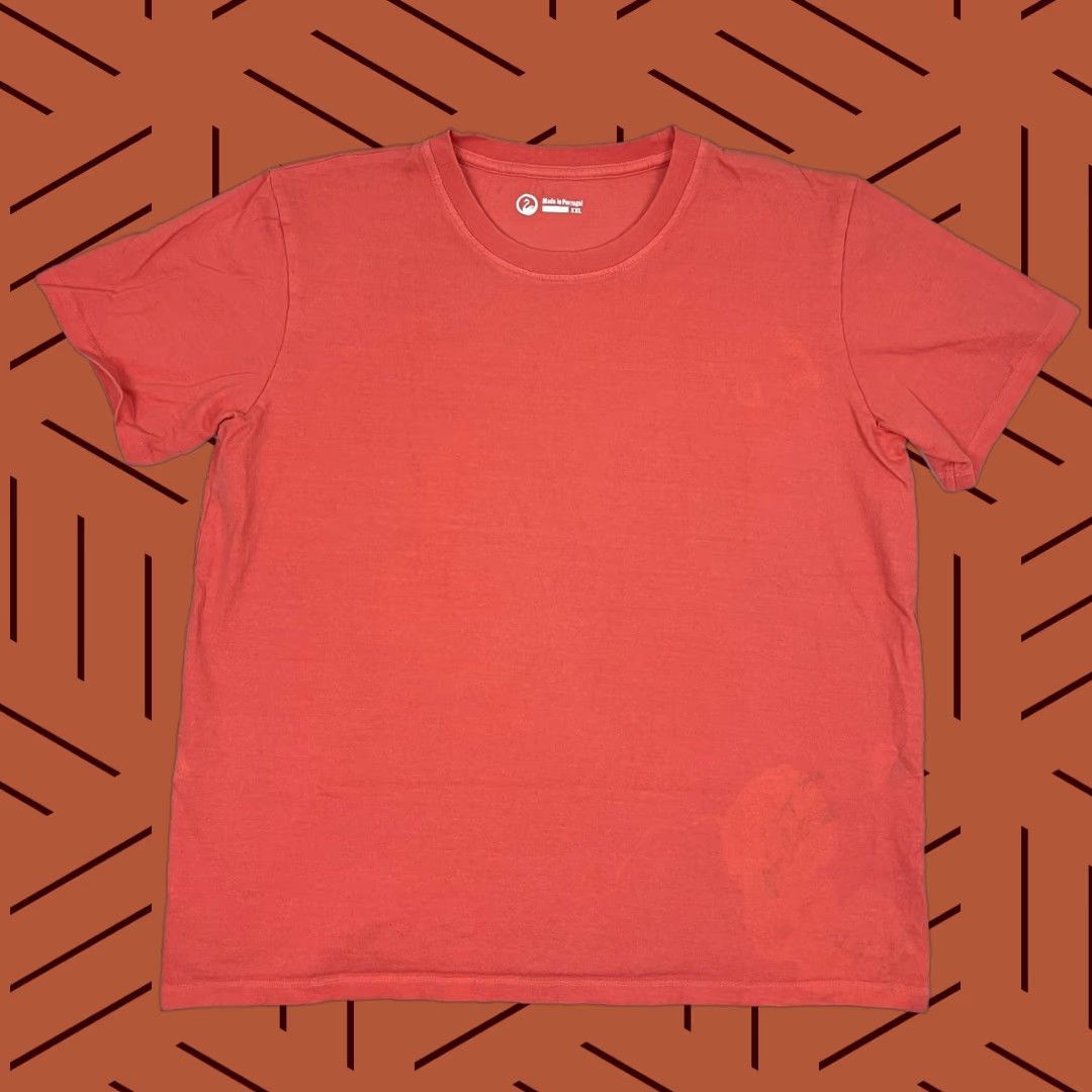 Outlier Outlier Shirt Mens 2XL Pink Heavy Woven Cotton Casual Tee Made in Portugal Size US XXL / EU 58 / 5 - 1 Thumbnail