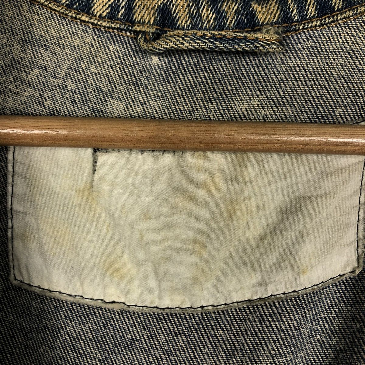 Japanese Brand 🔥CROPPED ACID WASH BIKER JACKET DENIM TEAM LISCH JAPAN Size US M / EU 48-50 / 2 - 20 Thumbnail