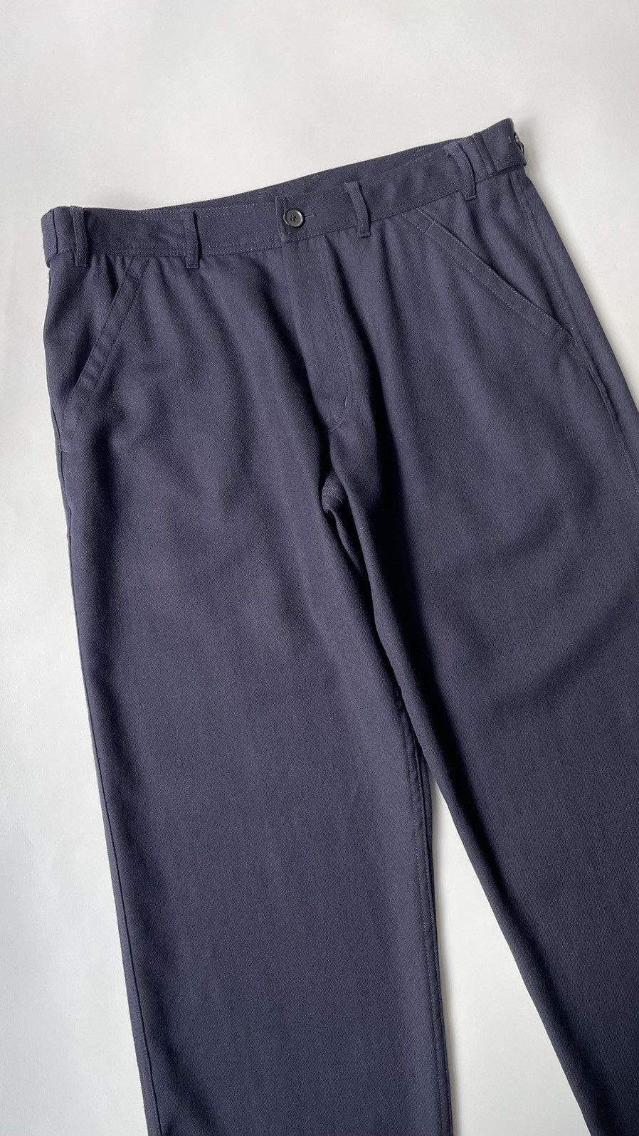 Comme des Garcons Dark Blue Wool Utility Trousers Size US 36 / EU 52 - 6 Thumbnail