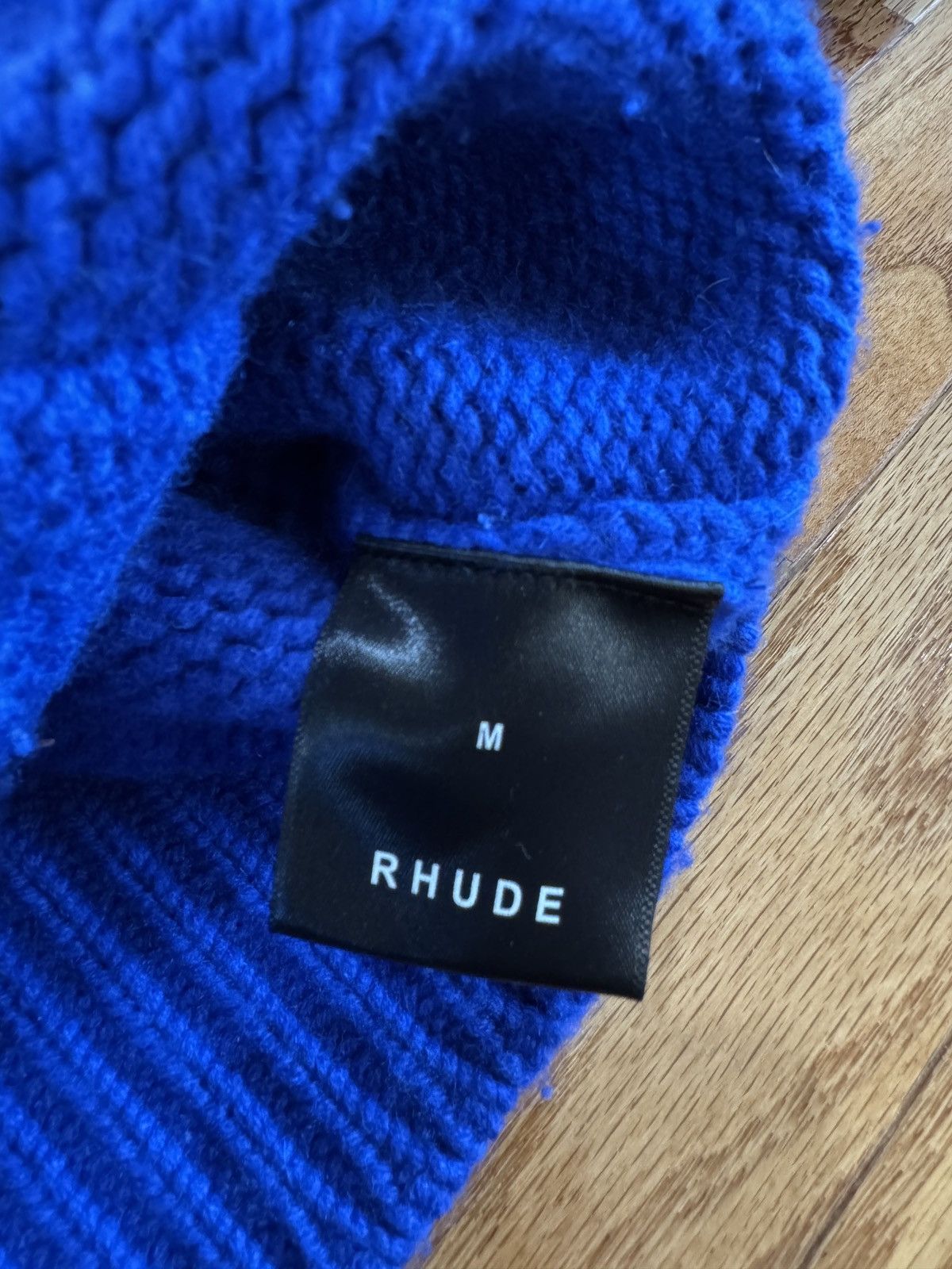 Rhude Wool Full Zip in Blue Size US M / EU 48-50 / 2 - 7 Thumbnail