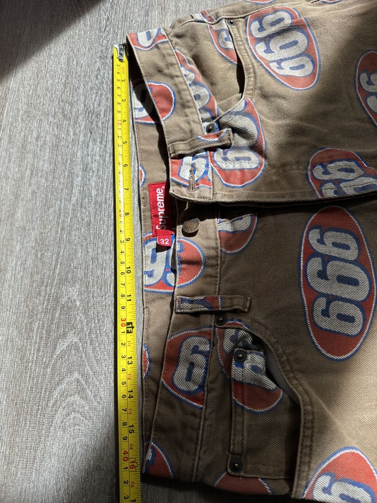 Supreme Supreme 666 5 pocket jeans Size US 32 / EU 48 - 6 Thumbnail