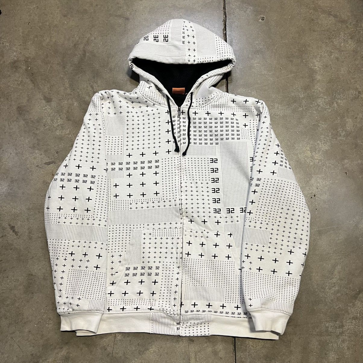 Vintage Vintage Y2K thirty two Zip Up Hoodie Sweatshirt Skater Cyber Size US L / EU 52-54 / 3 - 5 Thumbnail