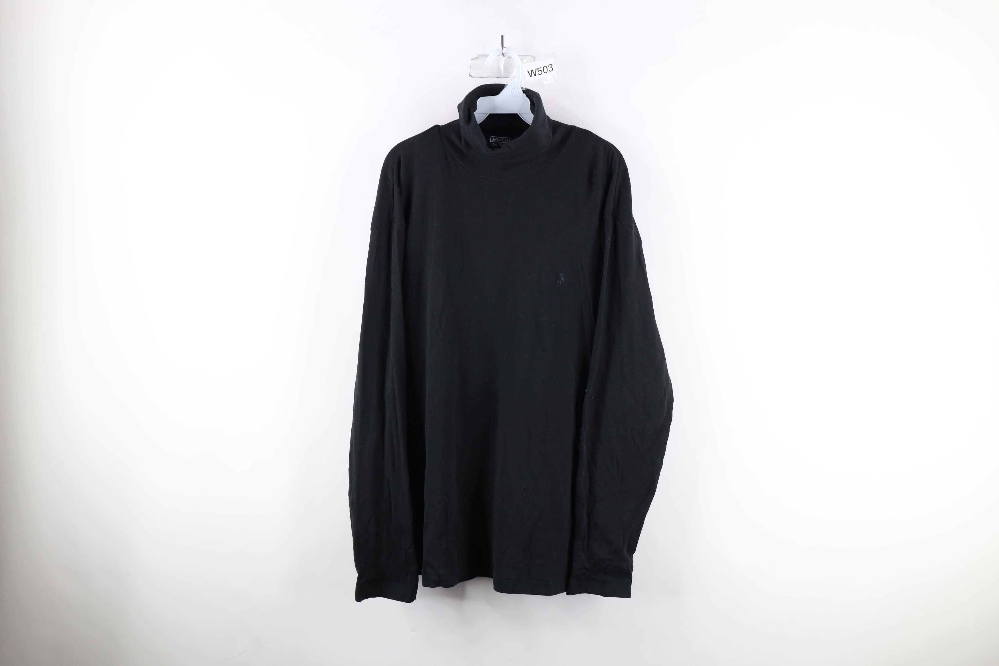 Ralph Lauren Vintage 90s Ralph Lauren Long Sleeve Turtleneck T-Shirt Size US L / EU 52-54 / 3 - 1 Thumbnail