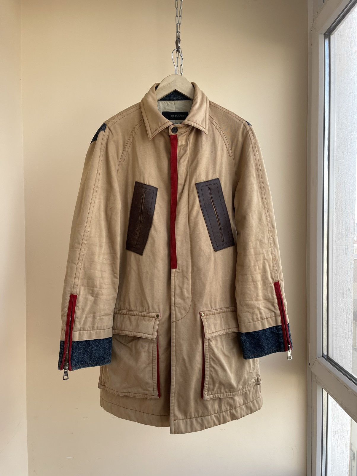 Dsquared2 Dsquared2 Homeless Collection F/W 2002 Hybrid Coat Vintage Size US M / EU 48-50 / 2 - 1 Thumbnail