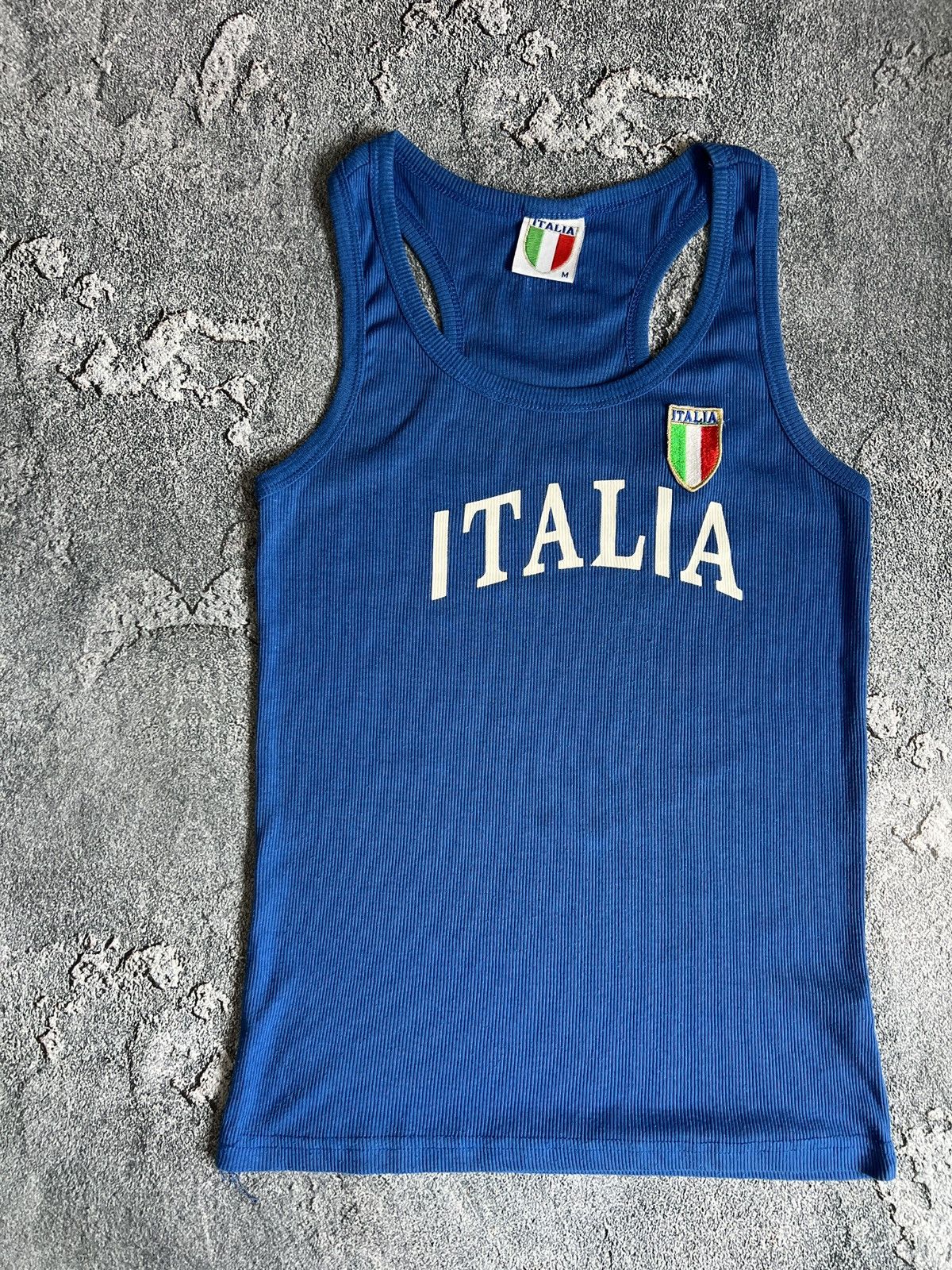 Vintage Y2k tank top italia vintage Size US M / EU 48-50 / 2 - 3 Thumbnail