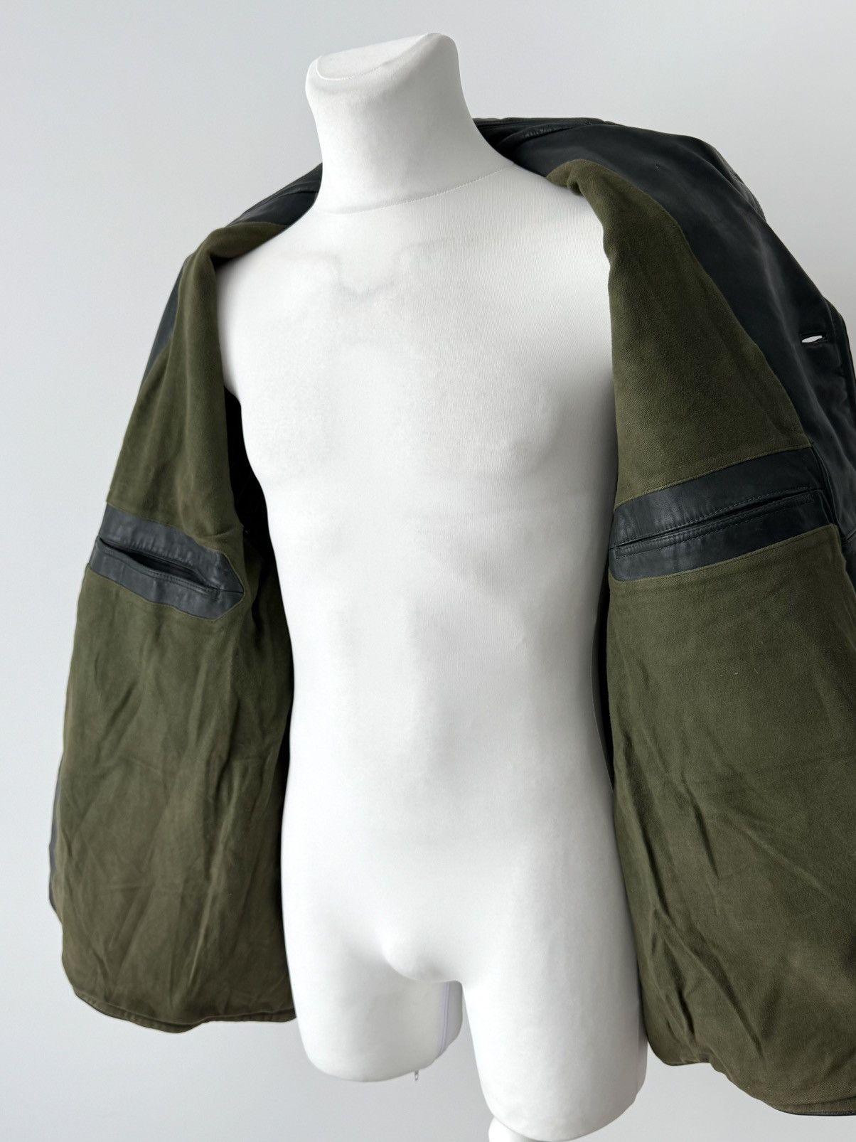 Vintage 1950s Vintage German Dispatch Riders Leather Jacket Size US L / EU 52-54 / 3 - 11 Thumbnail