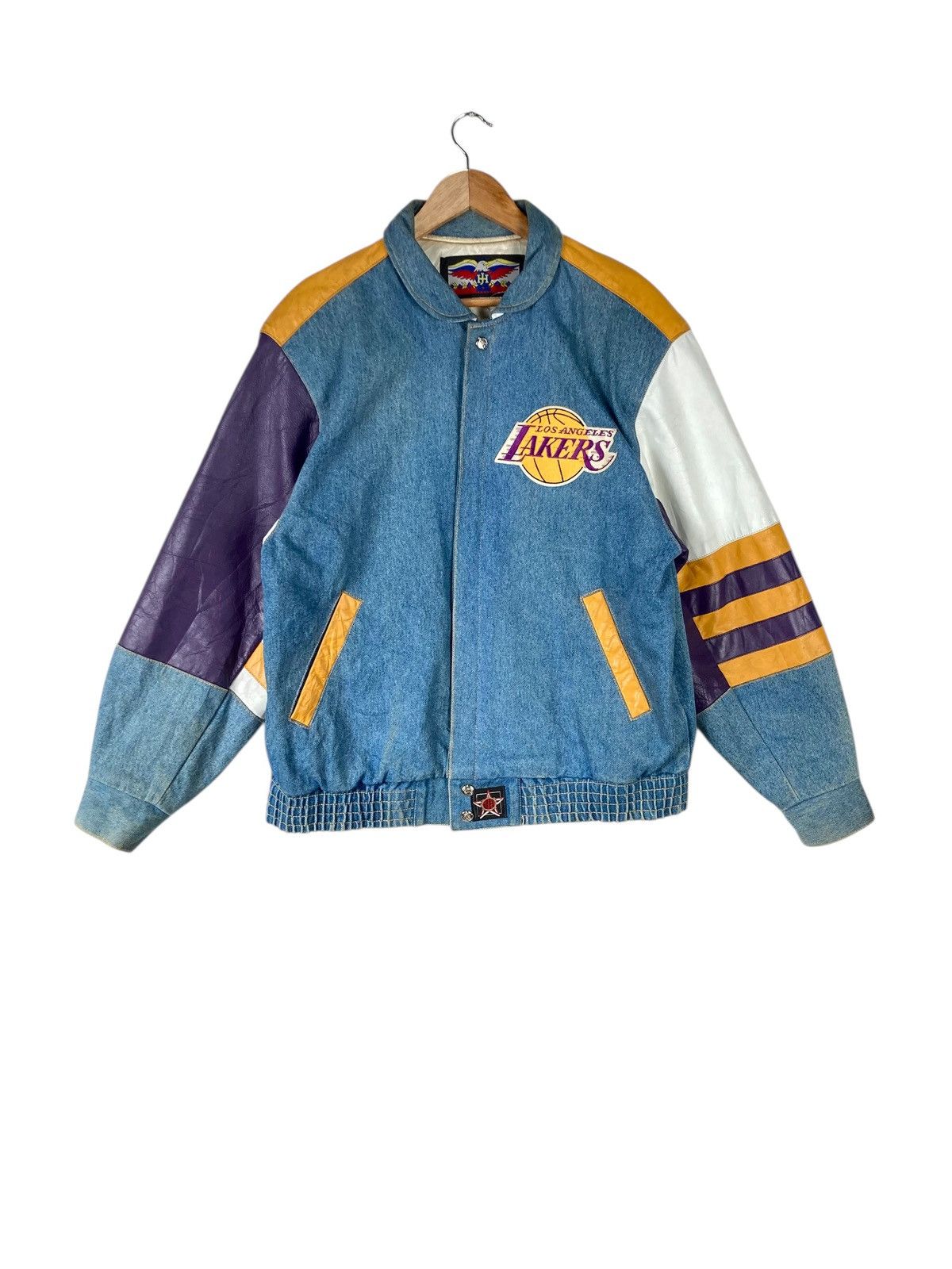 Jeff Hamilton Vintage 1993 NBA Los Angeles Lakers Jeff Hamilton Jacket Size US S / EU 44-46 / 1 - 2 Thumbnail
