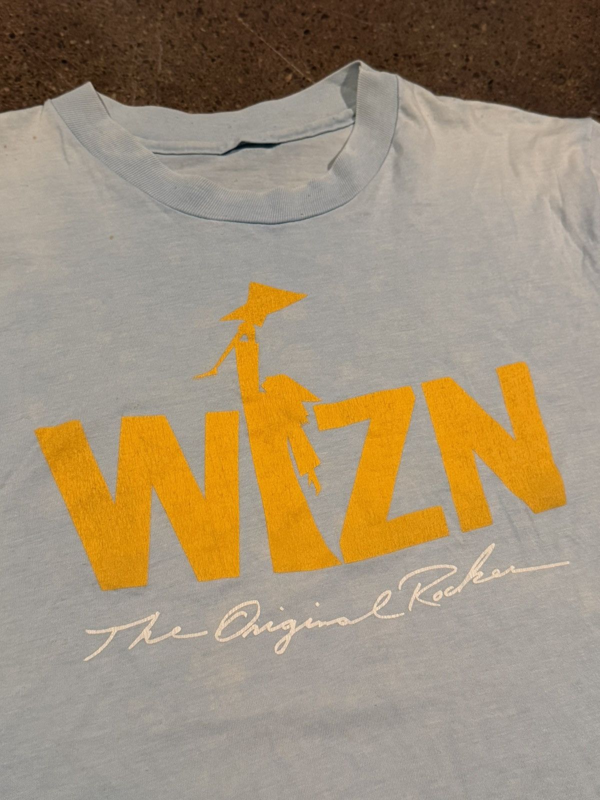 Vintage Vintage 80s WIZN original rocker single stitch faded tee Size US M / EU 48-50 / 2 - 1 Thumbnail