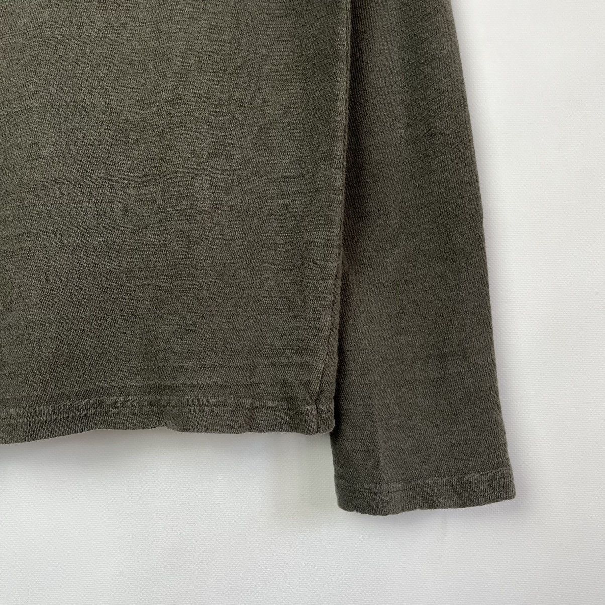 Giorgio Armani Vintage Armani Jeans AvantGarde Distressed Longsleeve Shirt Size US M / EU 48-50 / 2 - 7 Thumbnail