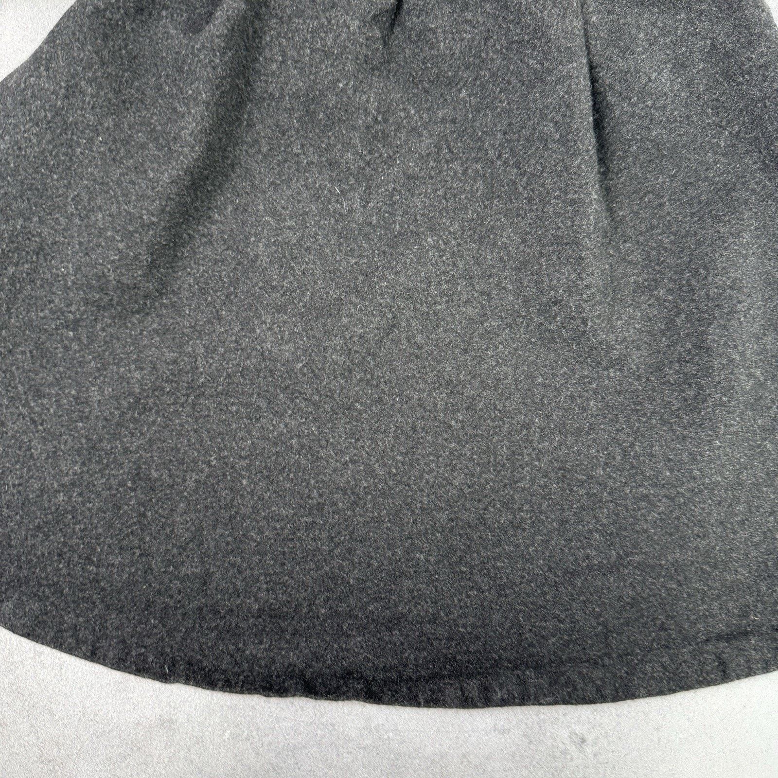 Jil Sander Vintage Jil Sander Wool Mini Skirt Dark Grey Size 34 Size 25" / US 0 / IT 36 - 14 Thumbnail