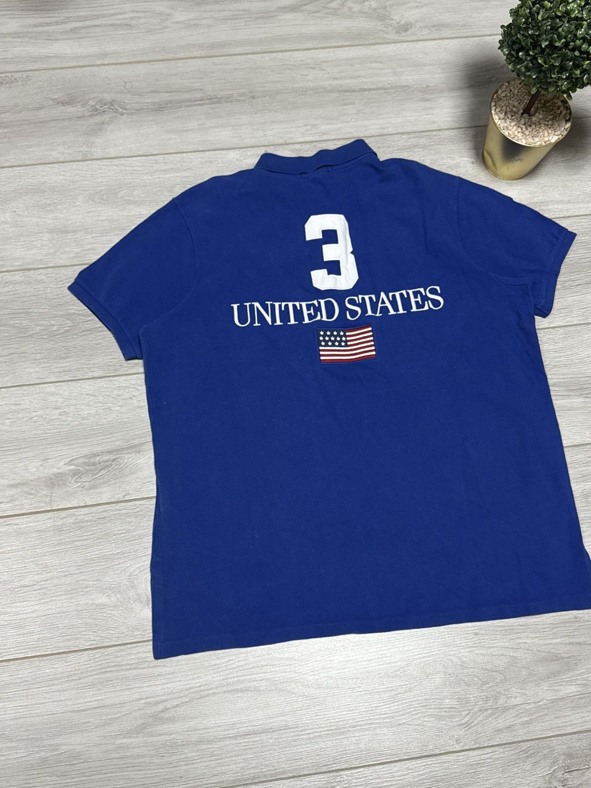 Polo Ralph Lauren Ralph Lauren USA flag 🇺🇸 tee shirt polo 3 Size US XXL / EU 58 / 5 - 8 Thumbnail
