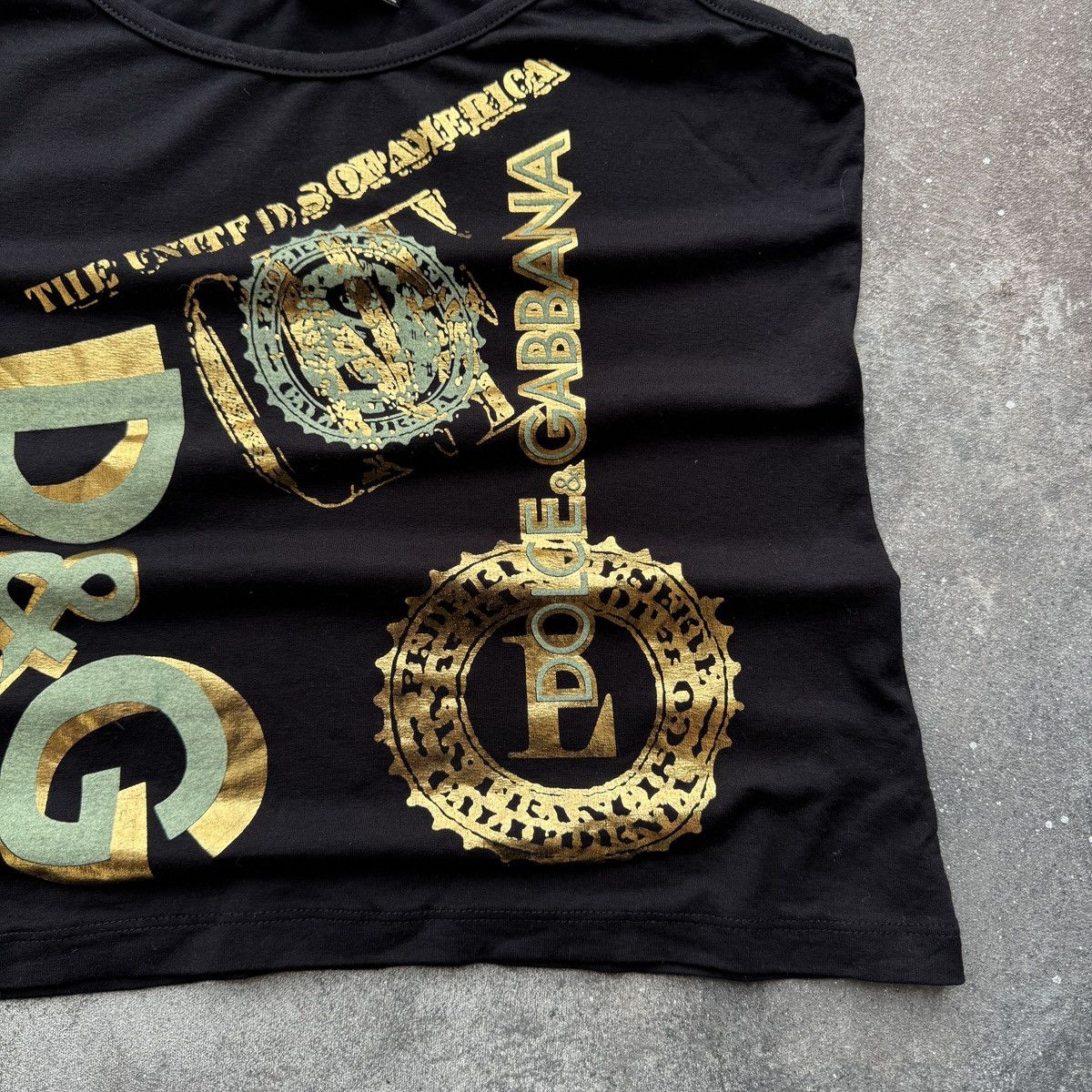 D&G Dolce & Gabbana Vintage Y2K Tank Top