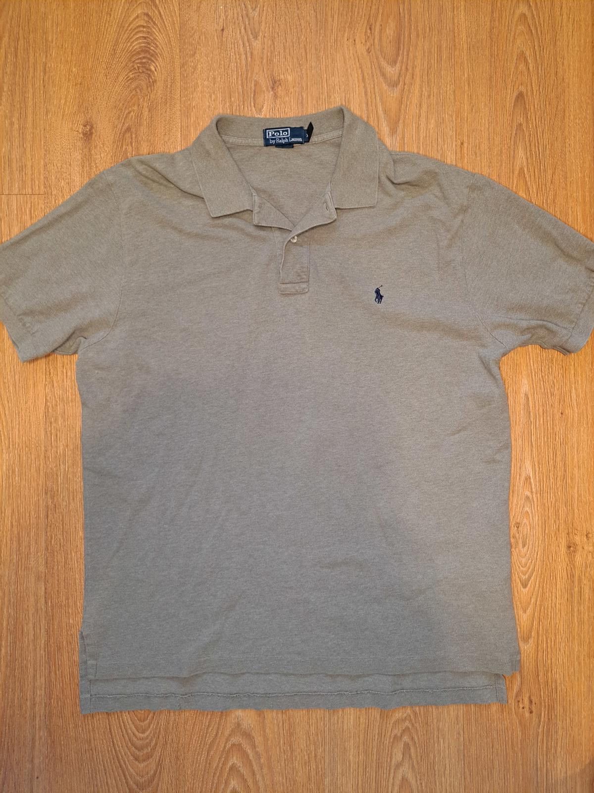 Polo Ralph Lauren VINTAGE Polo Ralph Lauren Polo Shirt Mens XL Cotton Gray Size US XL / EU 56 / 4 - 1 Thumbnail