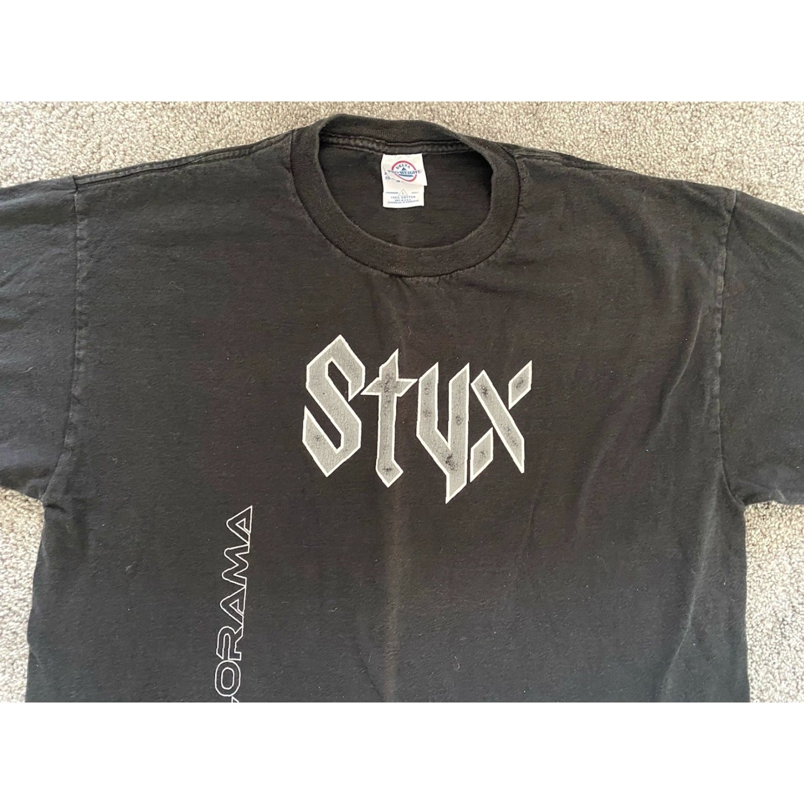 Delta VINTAGE Delta Pro Weight Shirt Long Sleeve Mens L Black Styx Cyclorama Size US L / EU 52-54 / 3 - 6 Thumbnail