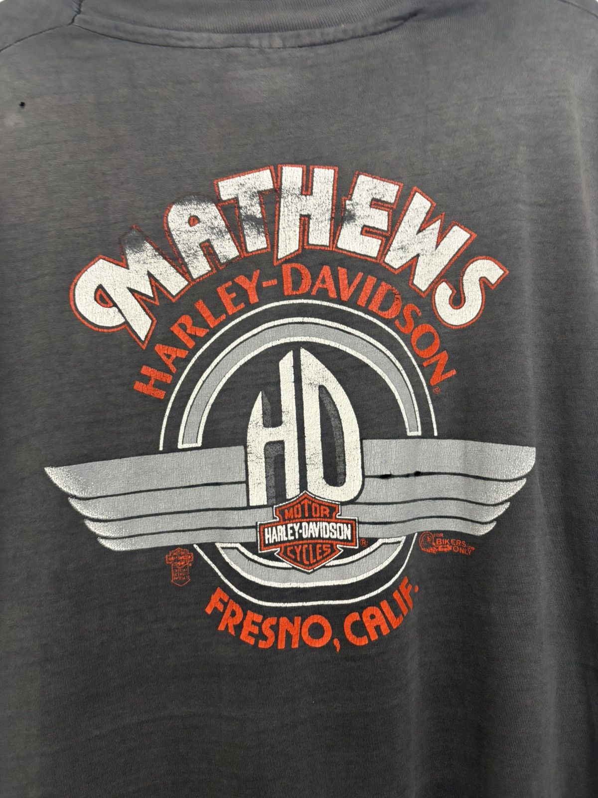 Harley Davidson Vintage 80s Harley-Davidson T-Shirt Size XL Size US XL / EU 56 / 4 - 3 Thumbnail