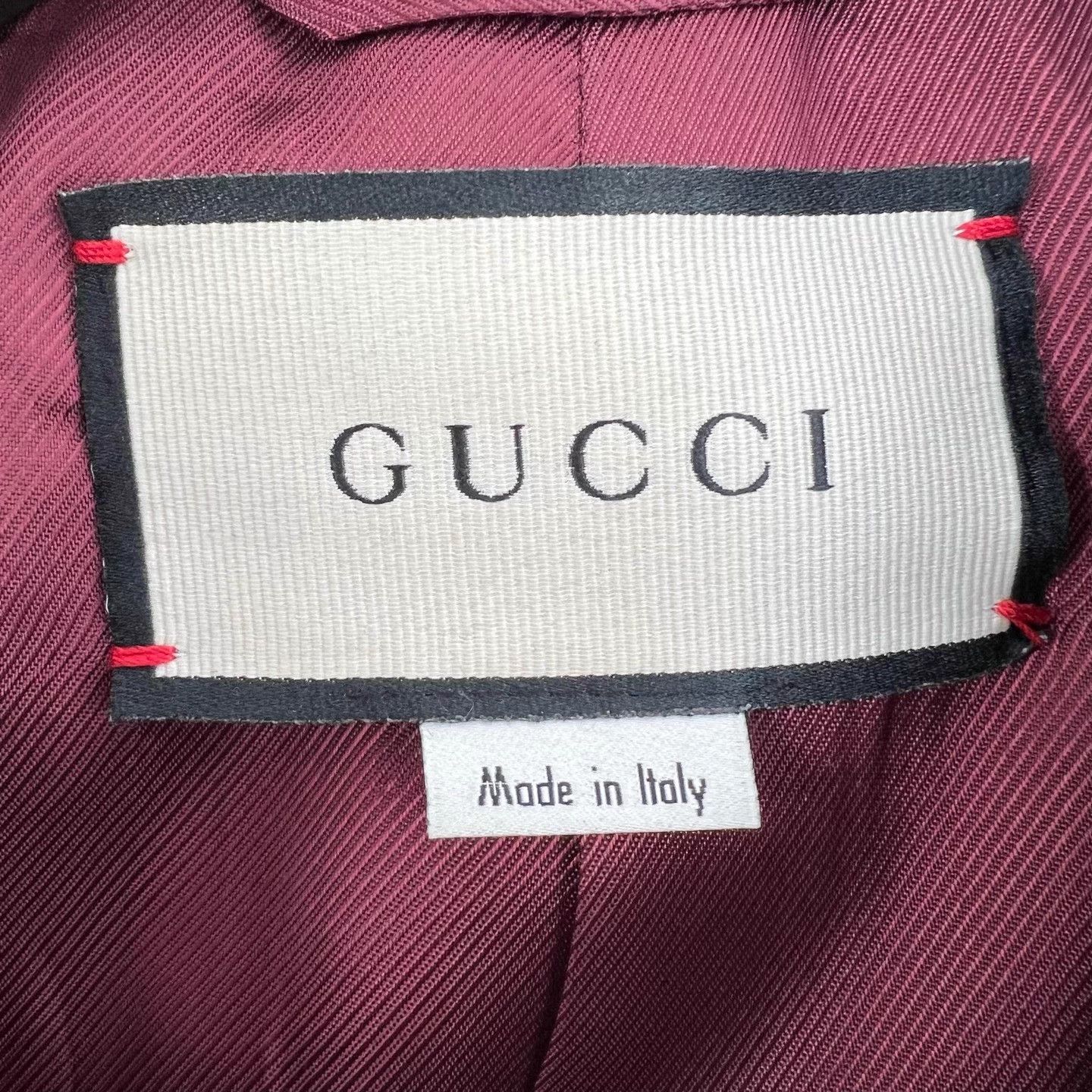 Gucci GUCCI wool silk blazer women's single-breasted 40 Size M / US 6-8 / IT 42-44 - 3 Thumbnail