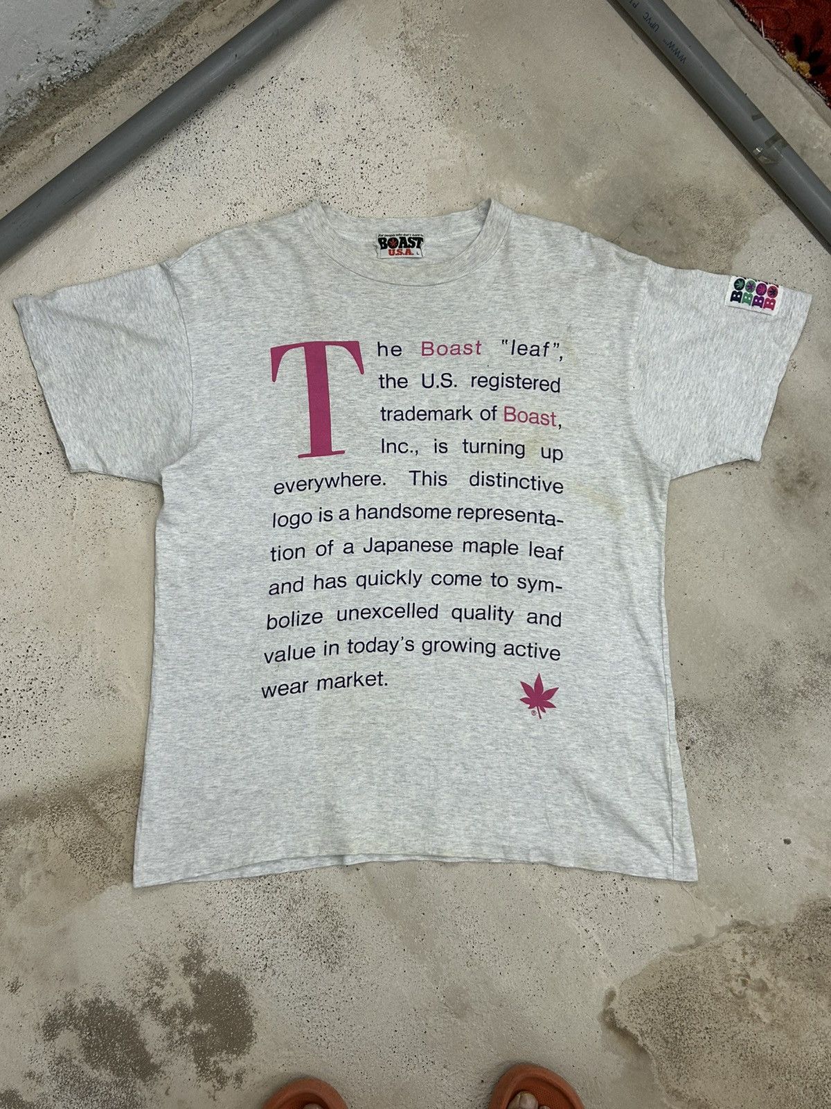 Vintage Vintage Boast Leaf Usa Quotes Of Stoner Chill Size US L / EU 52-54 / 3 - 1 Thumbnail