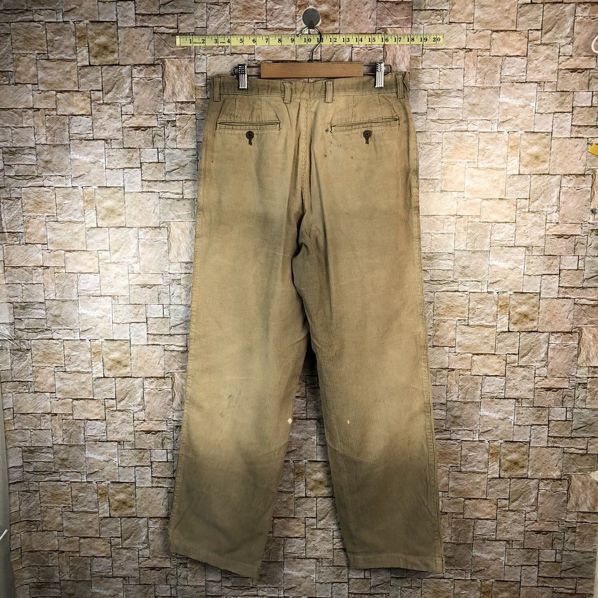 Vintage Japan vintage faded Brown Corduroy Pants #A1032 Size US 29 - 13 Thumbnail