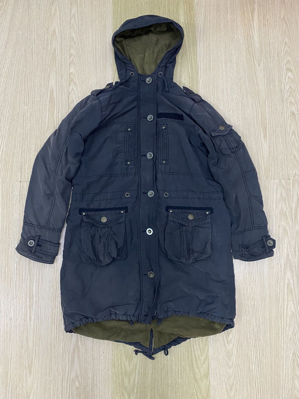 Japanese Brand Casse Military type army parkas Size US S / EU 44-46 / 1 - 1 Thumbnail