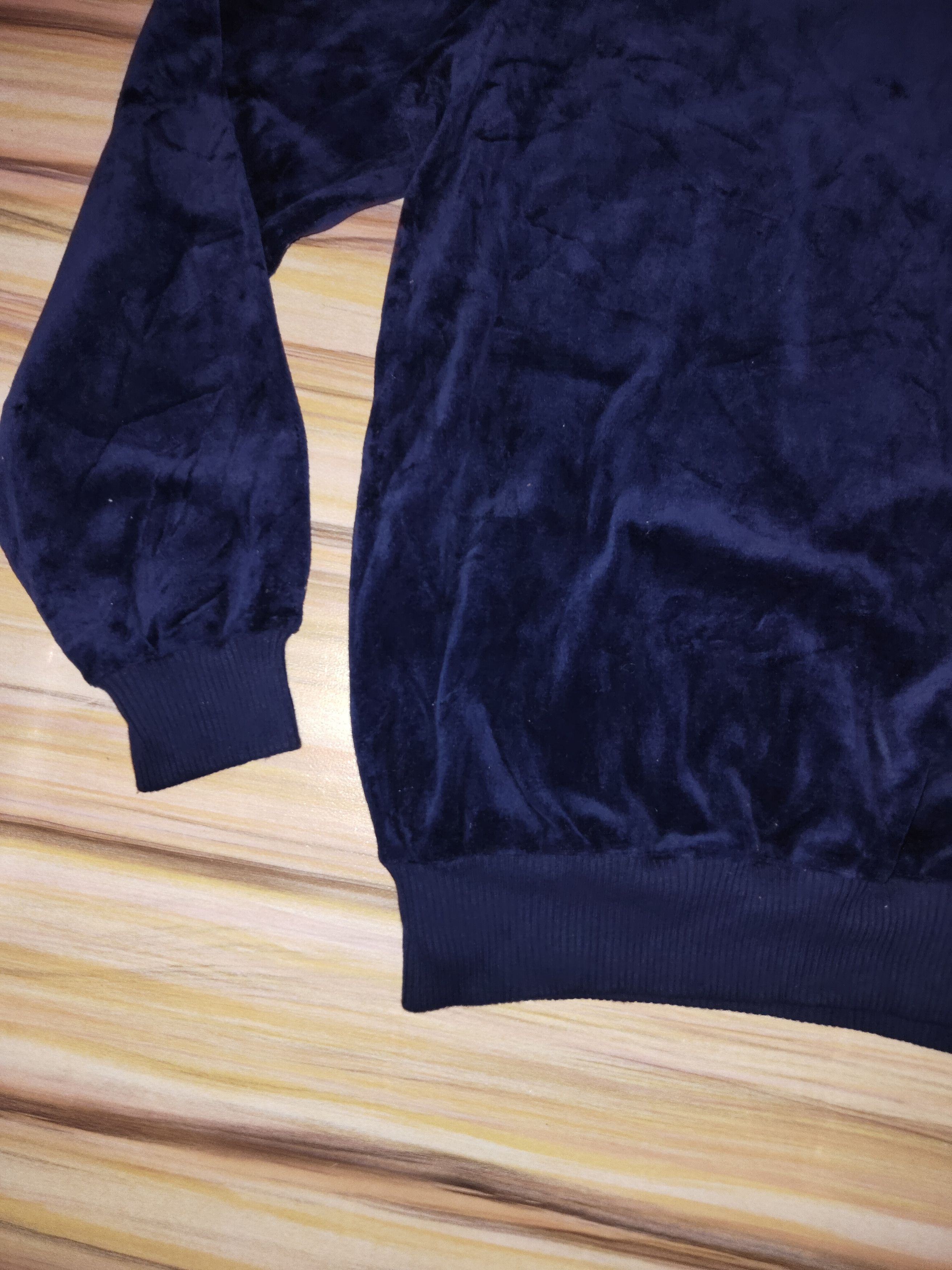 Alfred Dunhill Vintage DUNHILL Velvet Sweatshirt Size US L / EU 52-54 / 3 - 6 Thumbnail