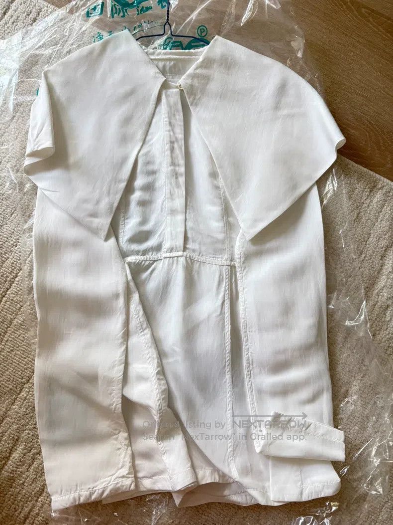 Jil Sander Jil Sander size 30 Runway White Shirt Size S / US 4 / IT 40 - 3 Thumbnail